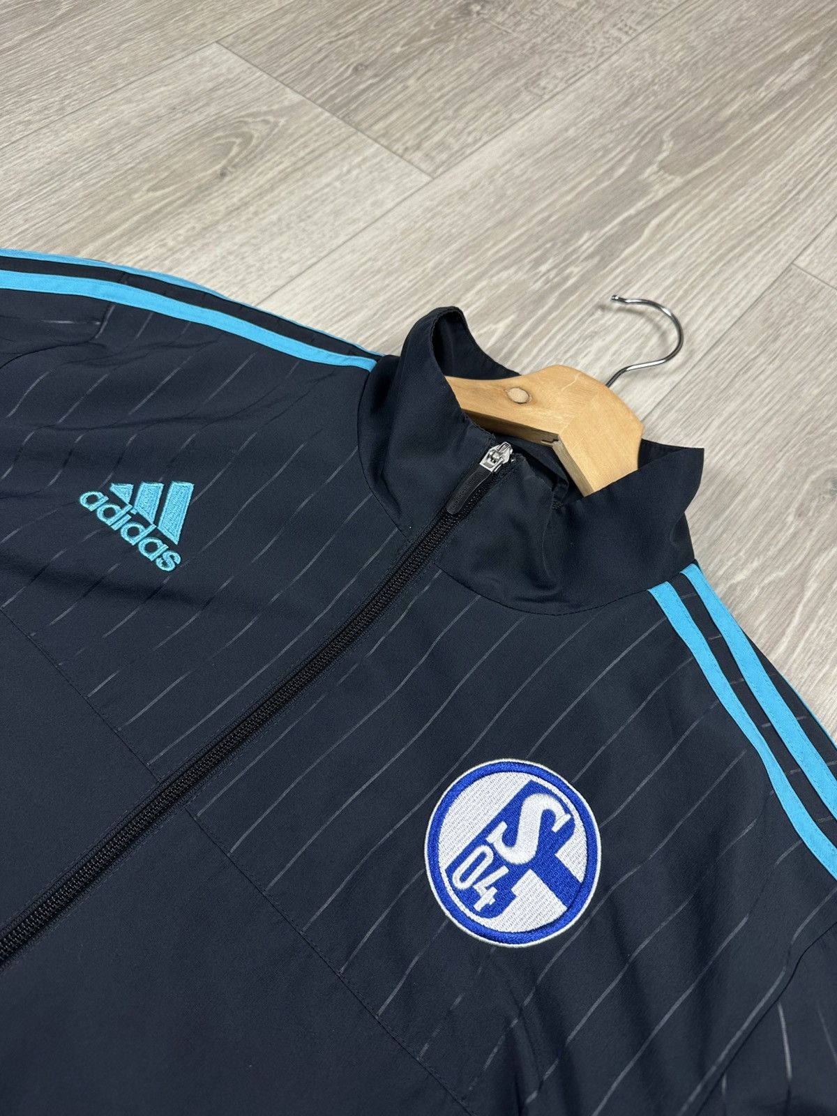 Adidas × UEFA Adidas FC Schalke 04 2015-16 Training Zip Jacket kit top Size US M / EU 48-50 / 2 - 5 Thumbnail