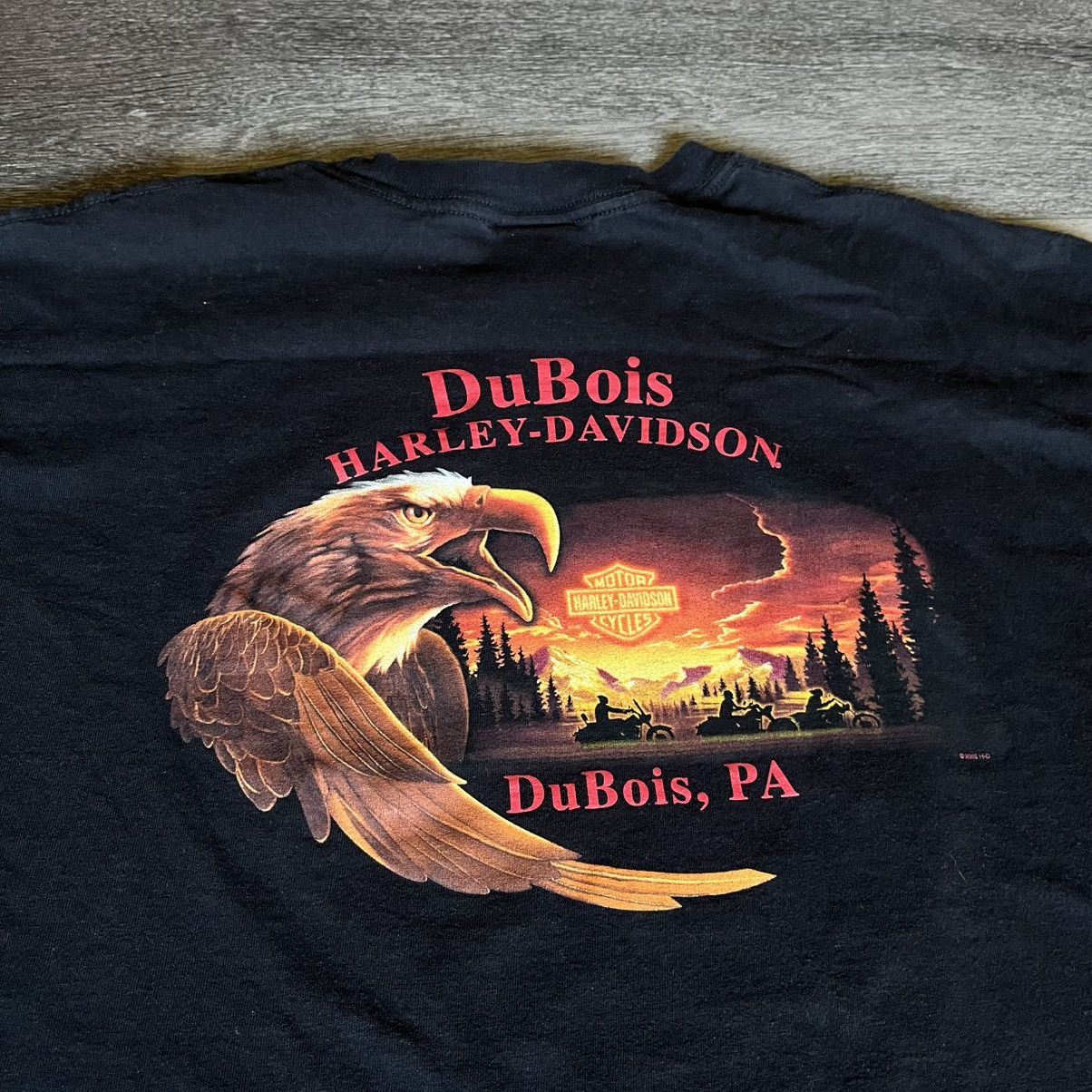 Harley Davidson × Vintage Vintage 2000s Harley Davidson Wings Eagle Graphic Logo Tee Size US XL / EU 56 / 4 - 2 Thumbnail