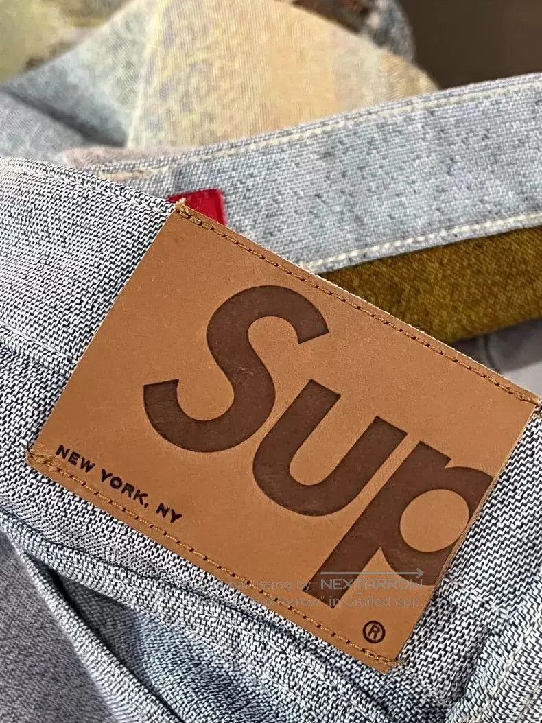 Supreme Supreme Aerial Tapestry Denim Pants. Size US 34 / EU 50 - 5 Thumbnail