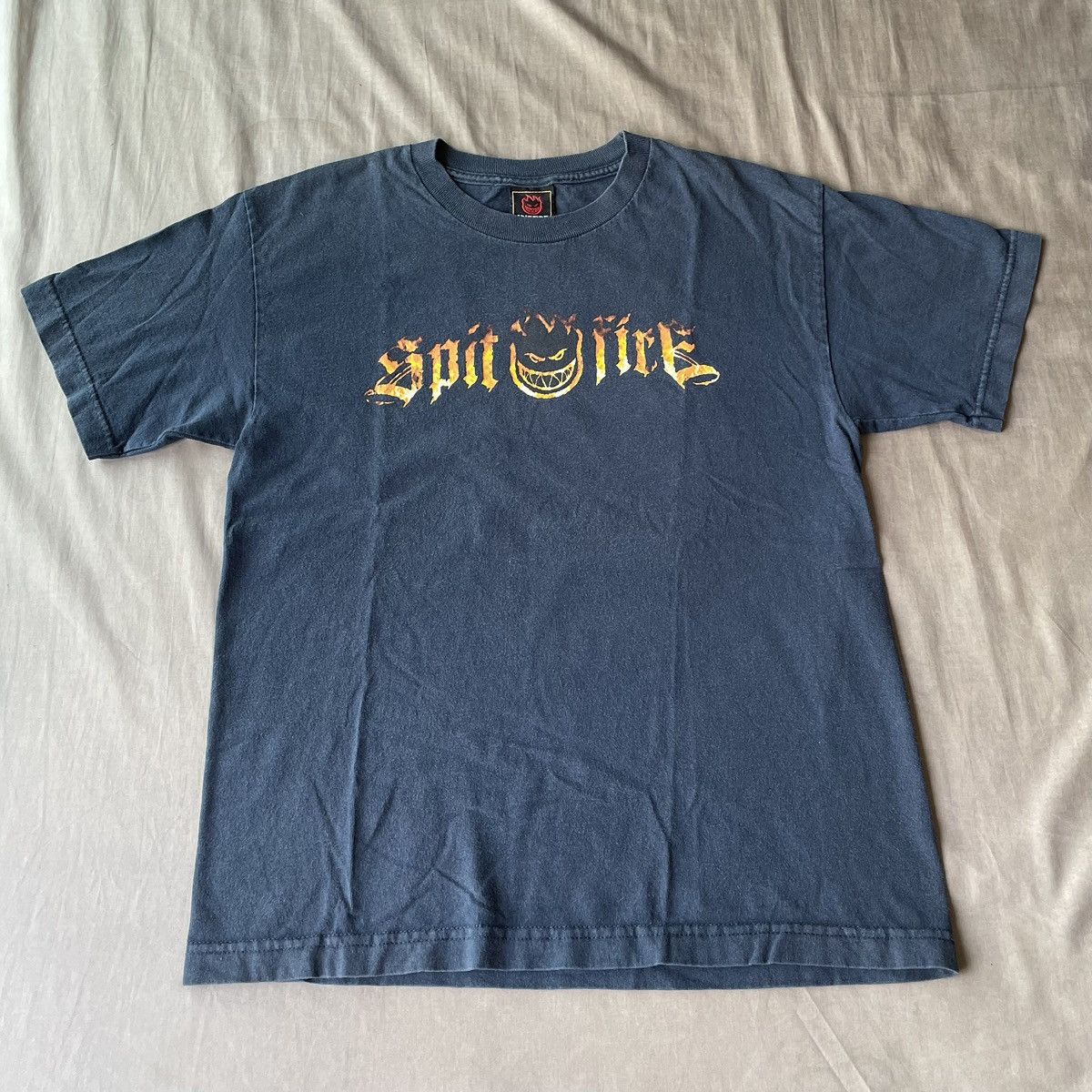 Spitfire Vintage 90s Spitfire USA Skateboard T Shirt Size US M / EU 48-50 / 2 - 1 Thumbnail