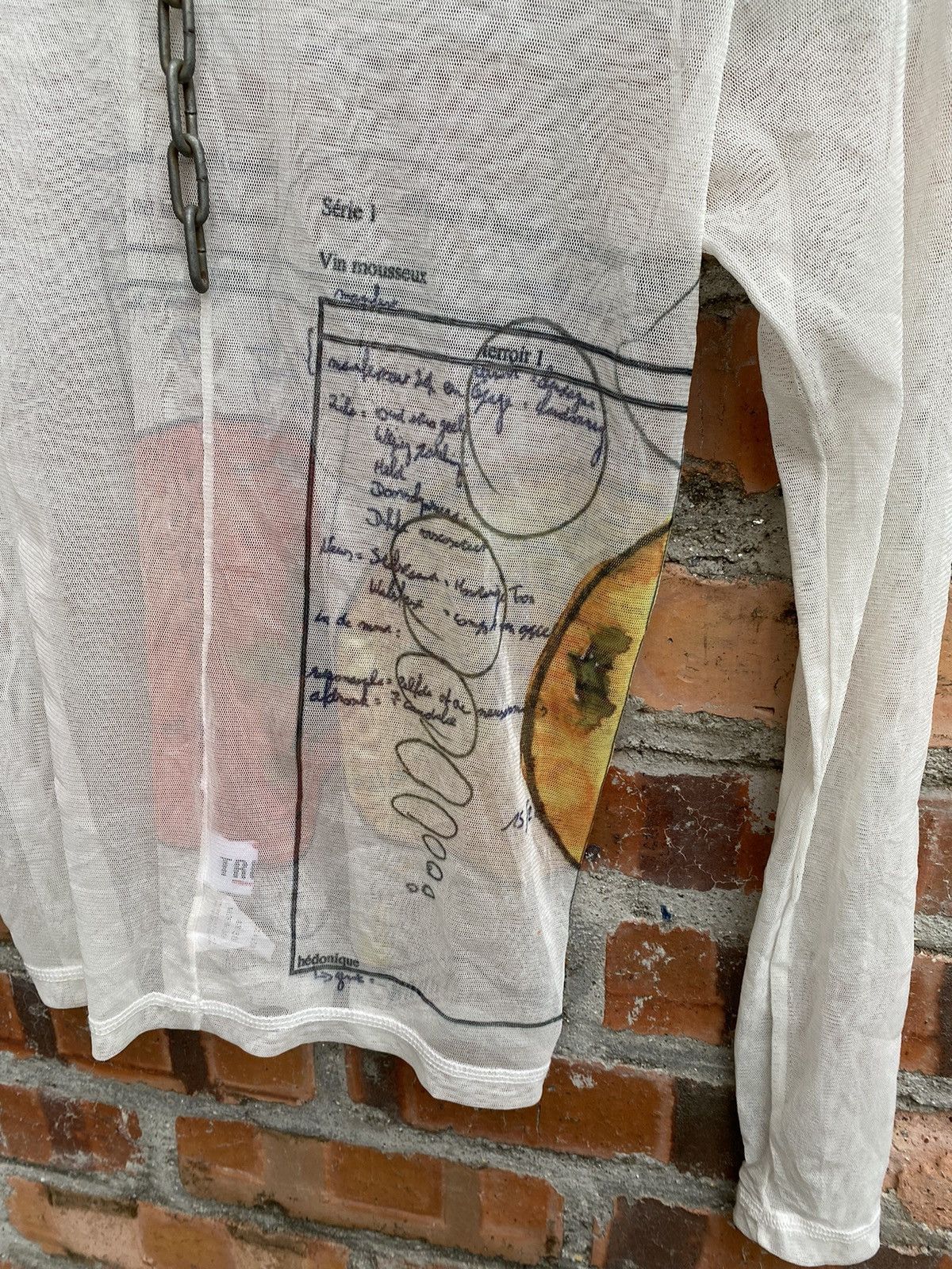 Yoshiyuki Konishi SS97 Hiroko Koshino Mesh fruits shirt Size S / US 4 / IT 40 - 10 Thumbnail