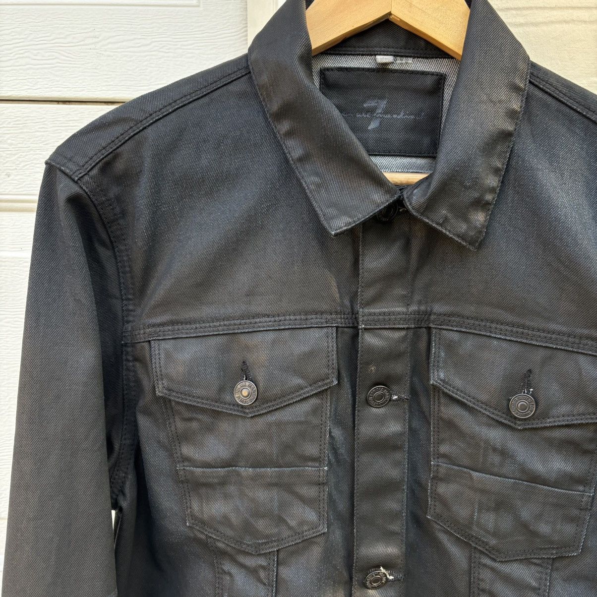 7 For All Mankind 7 For all Mankind Denim Wax Jacket Size US M / EU 48-50 / 2 - 4 Thumbnail