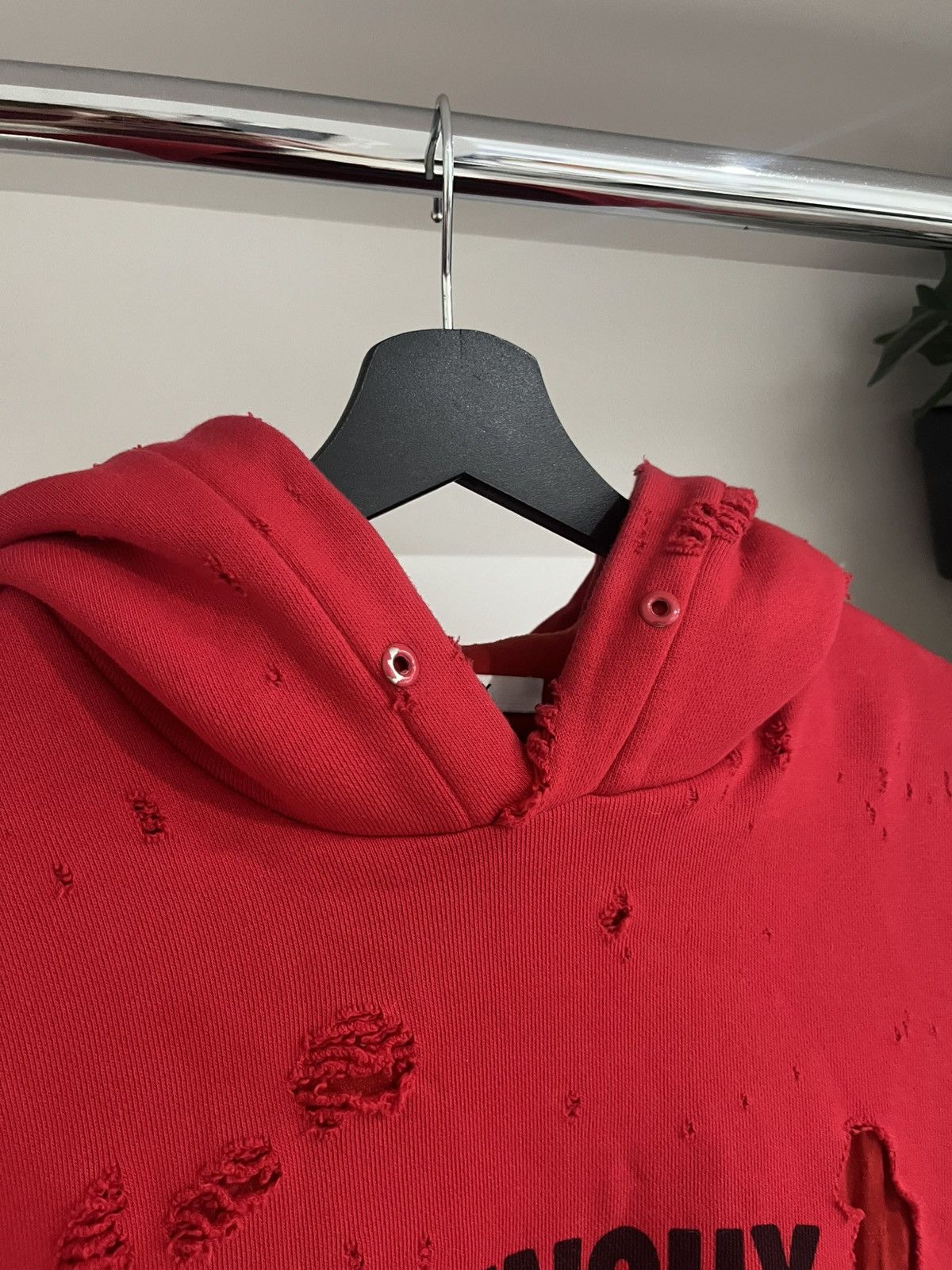 Givenchy Givenchy Distressed Hoodie Size US S / EU 44-46 / 1 - 3 Thumbnail
