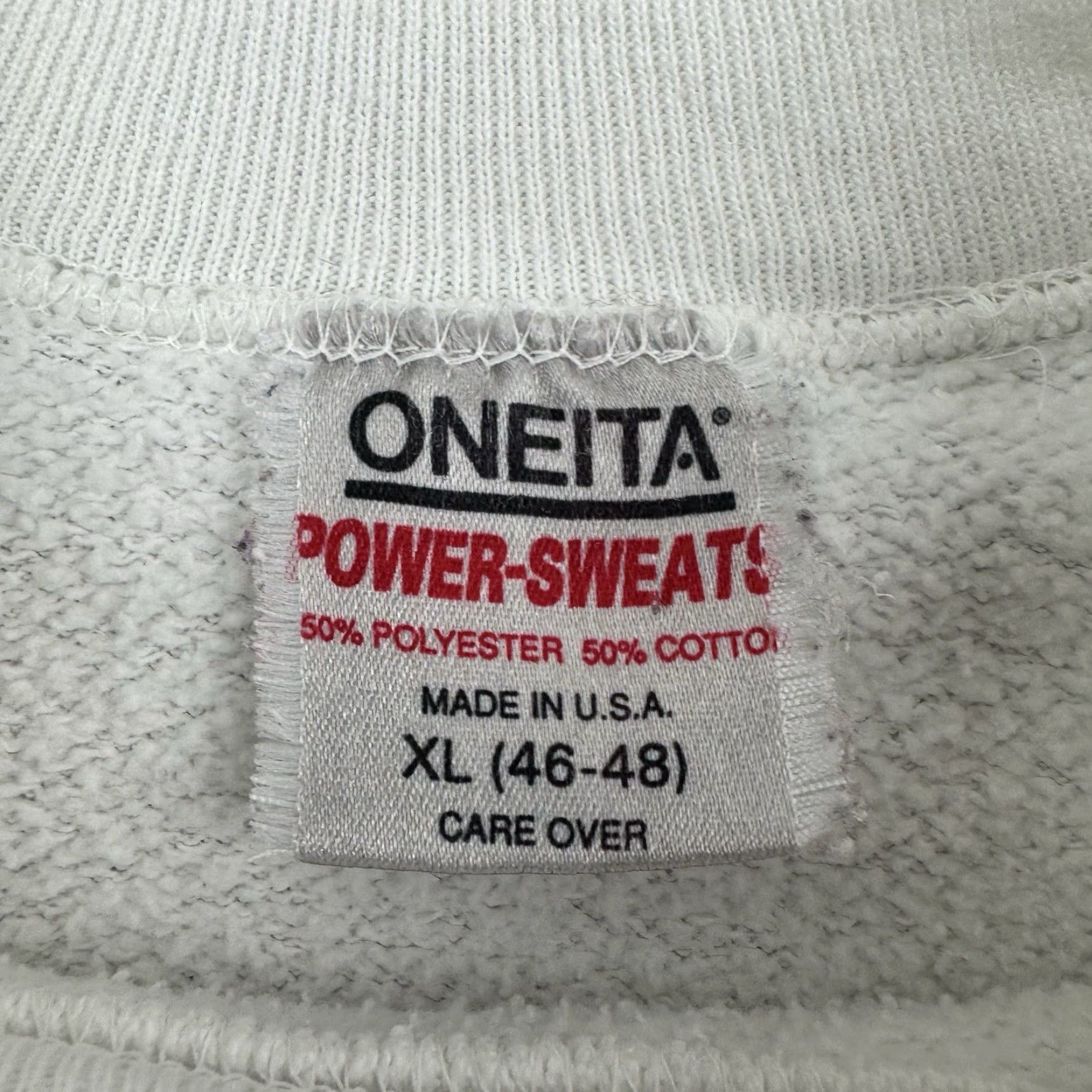 Vintage VINTAGE Oneita 1996 Olympics Sweatshirt Adult XL White Atlanta Crewneck Pullover Sports Shirt Mens 90s USA Size US XL / EU 56 / 4 - 5 Thumbnail
