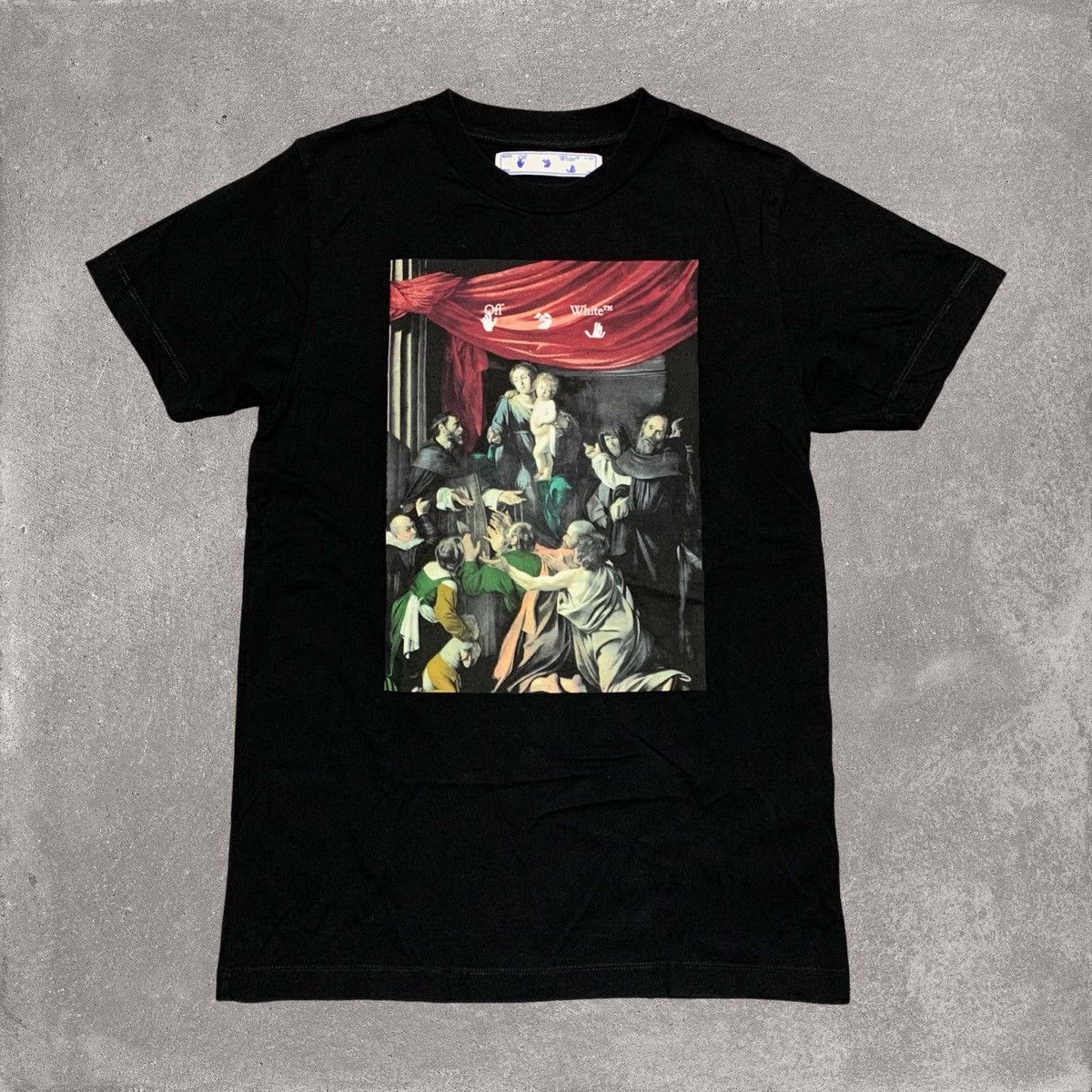 Off-White Off White Small Tee Caravaggio Arrows Black T-Shirt Virgil Size US S / EU 44-46 / 1 - 1 Thumbnail