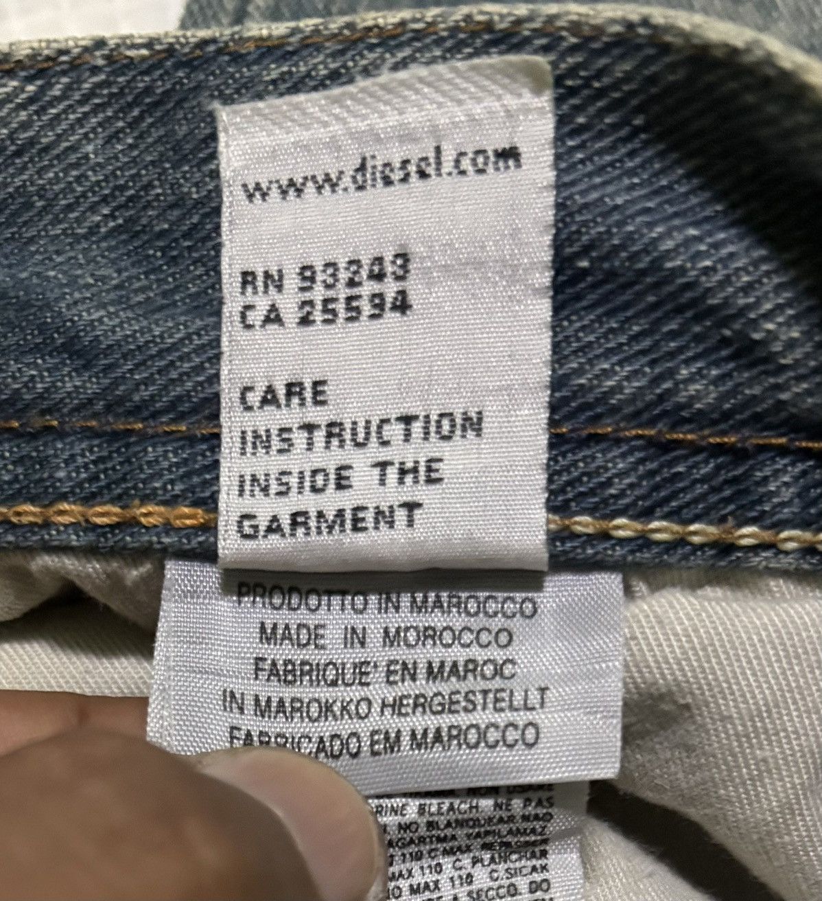 Diesel Diesel Streetwear Jeans Flared Denim Size US 32 / EU 48 - 19 Thumbnail