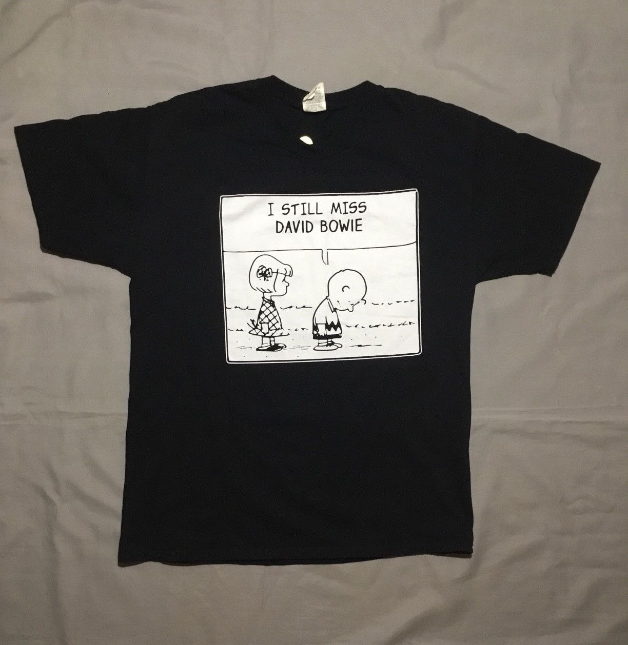 Fruit Of The Loom David Bowie Band Musician T-Shirt Mens Size Large Size US L / EU 52-54 / 3 - 1 Thumbnail