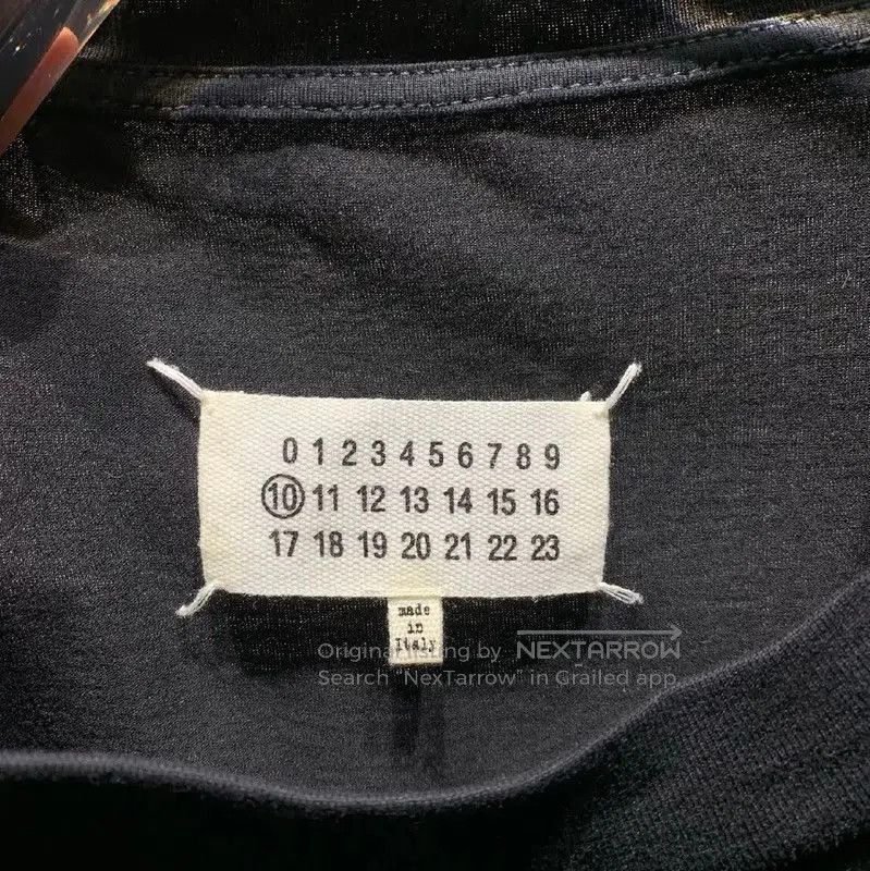 Maison Margiela Maison Margiela Black Cotton Men's T-Shirt . Size US M / EU 48-50 / 2 - 2 Thumbnail