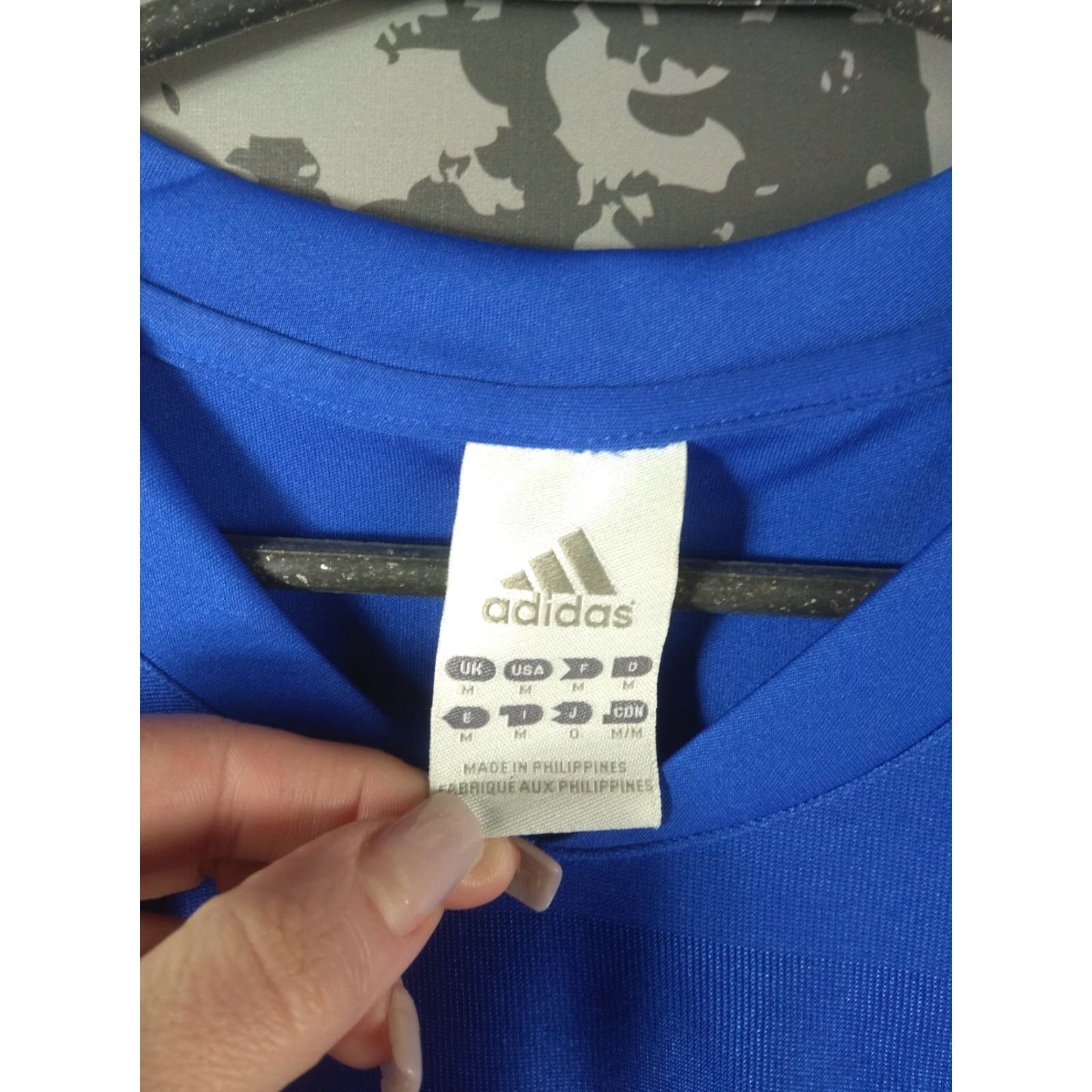 Adidas Adidas Jersey Men Size M Jersey Shirt Blue Adidas Mens Size US M / EU 48-50 / 2 - 6 Thumbnail