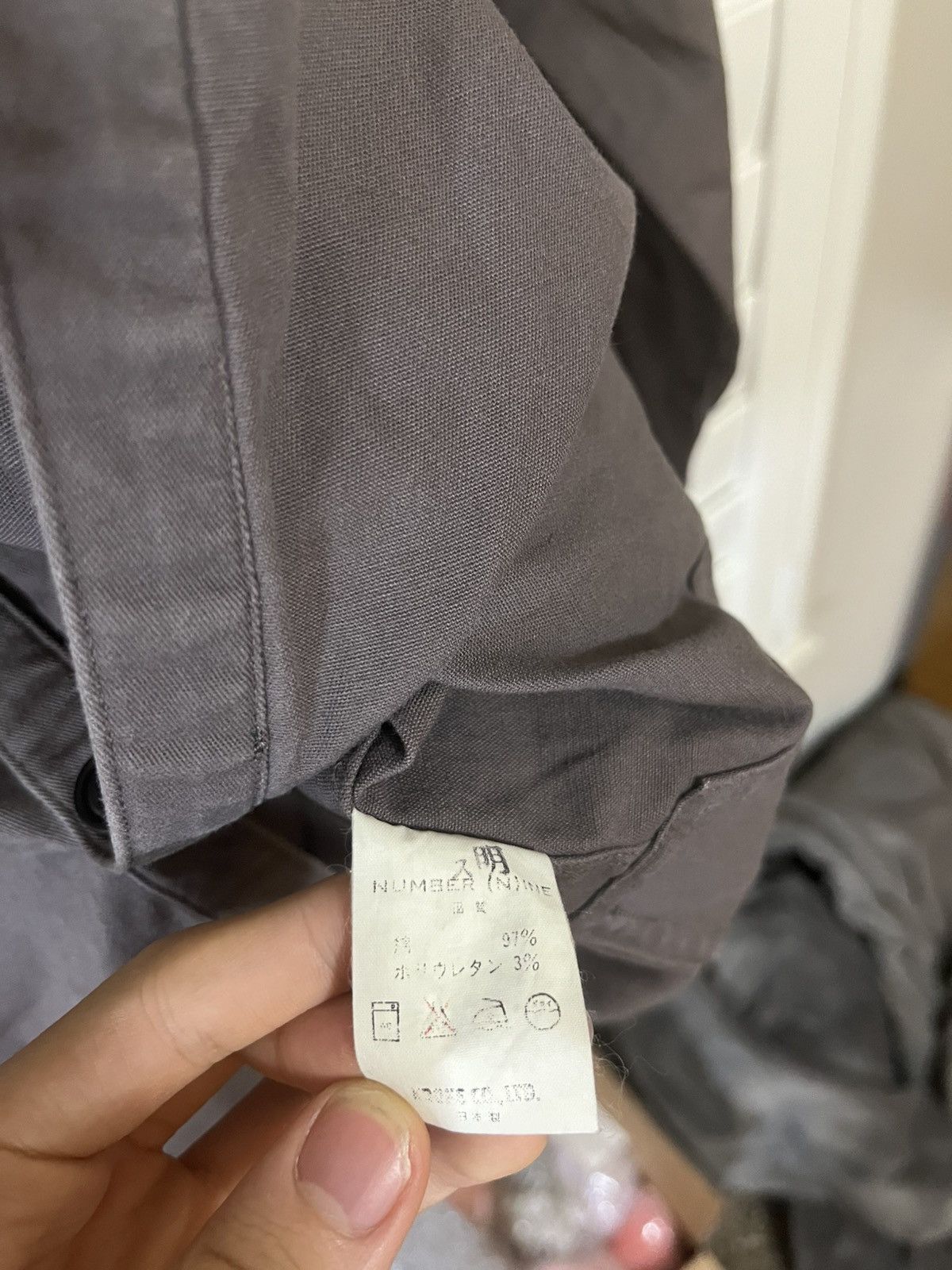 Number (N)ine OG 1997 Square Tag Longsleeve Shirt Size US M / EU 48-50 / 2 - 5 Thumbnail