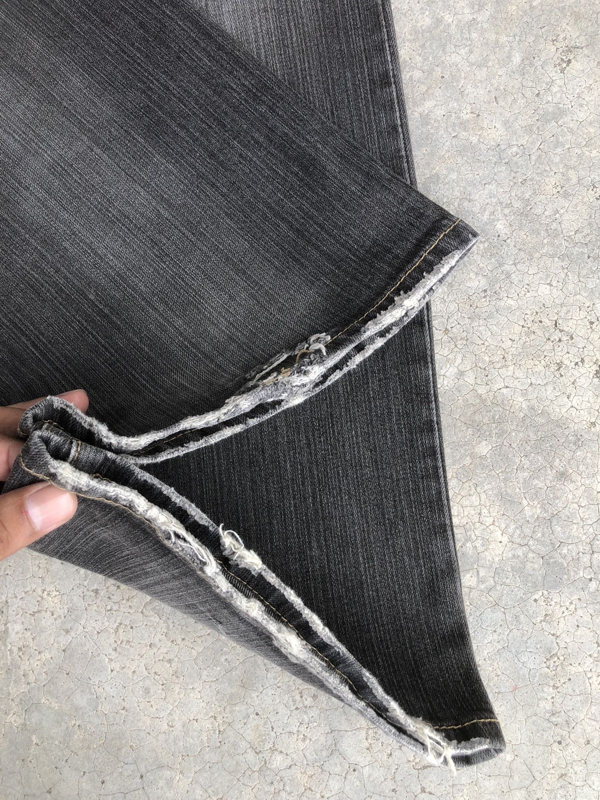 If Six Was Nine Japanese Unbrand Flared Jeans Distressed Jeans Size US 30 / EU 46 - 13 Thumbnail