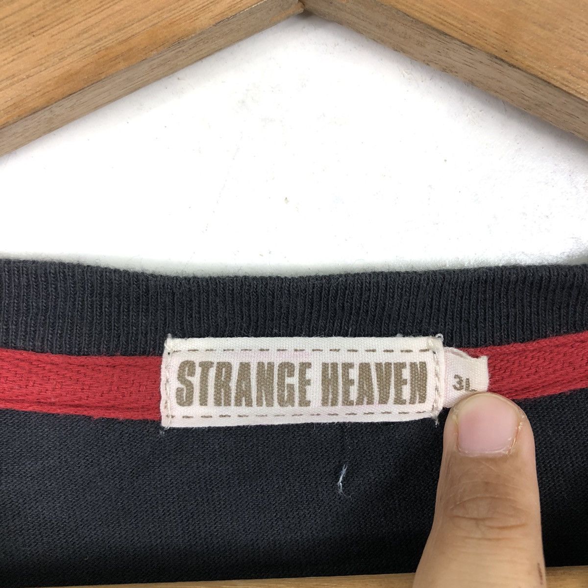 Japanese Brand 🔥RARE STRANGE HEAVEN LONG SLEEVE SUKAJAN SHIRT BIG LOGO Size US L / EU 52-54 / 3 - 9 Thumbnail