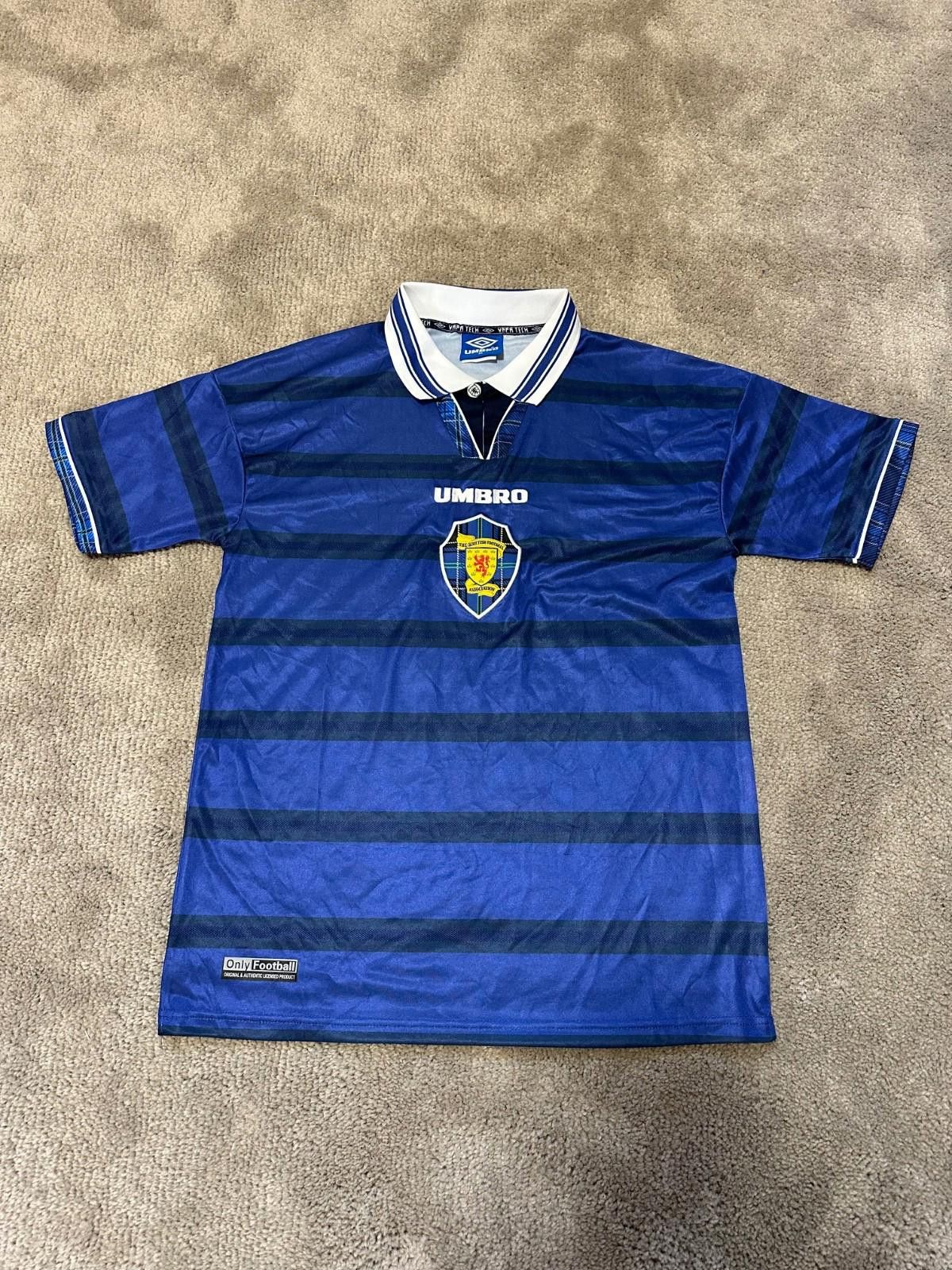 Umbro Umbro Scotland 1998-2000 Home Football Shirt Soccer Jersey Size US XL / EU 56 / 4 - 1 Thumbnail