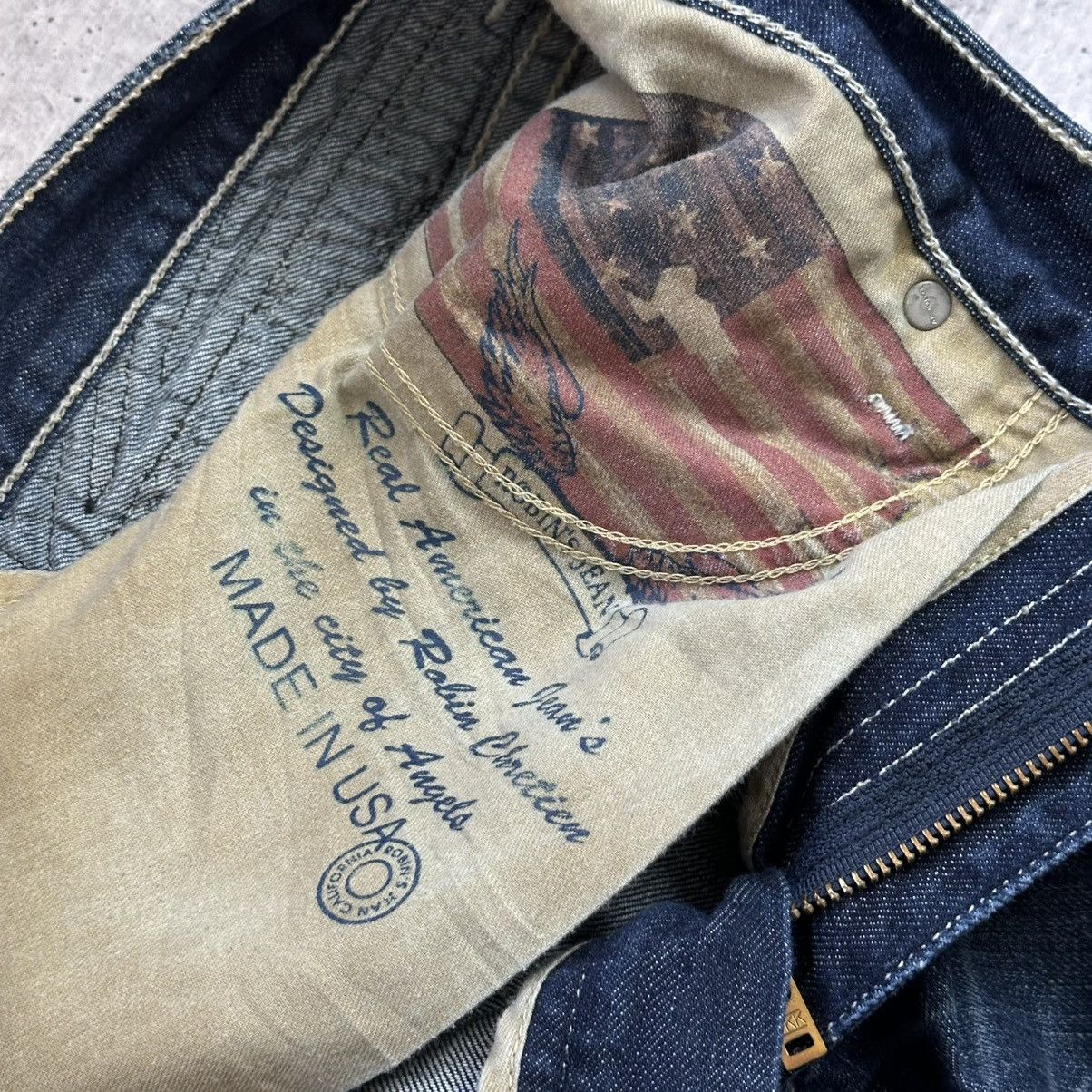 Robins Jeans Robin's Denim Jeans Union Jack Y2K Blue Men’s Size 33 Size US 33 - 15 Thumbnail