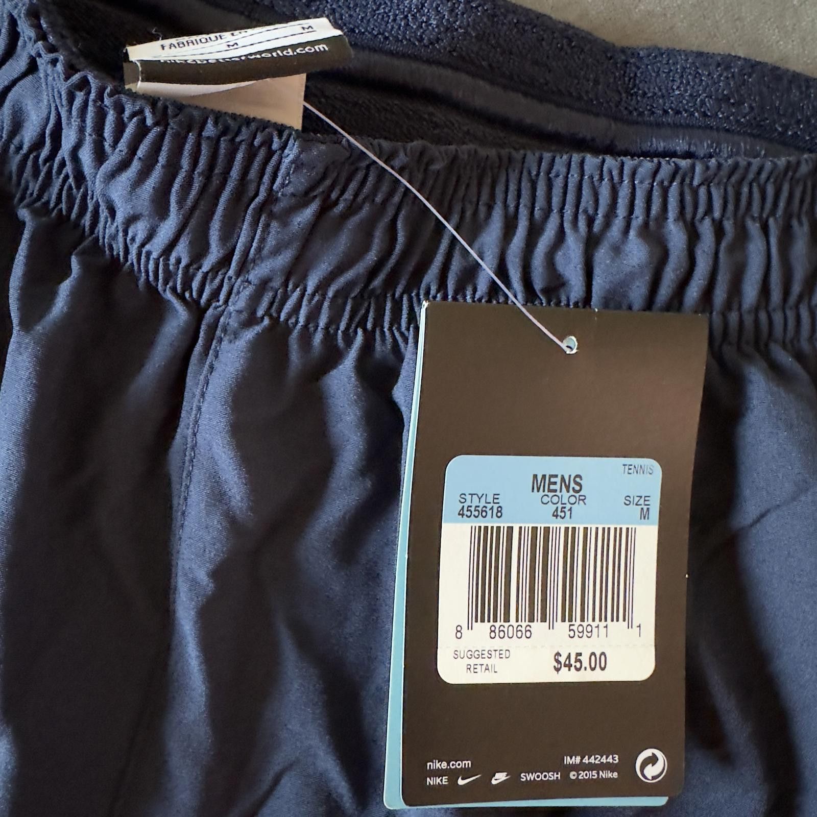Nike Nike Men's Performance Training Shorts - Navy Blue Size US 32 / EU 48 - 2 Thumbnail