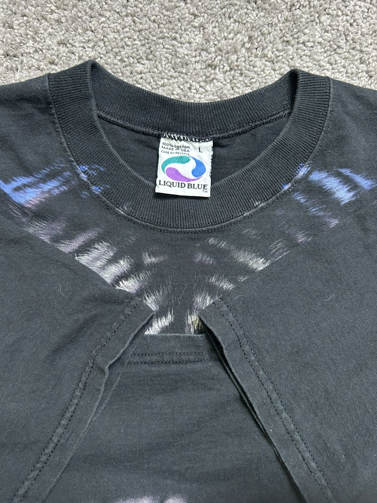Liquid Blue Vintage 90s Liquid Blue Tiger Tee Made in USA Dated 1996 AOP Size US L / EU 52-54 / 3 - 5 Thumbnail