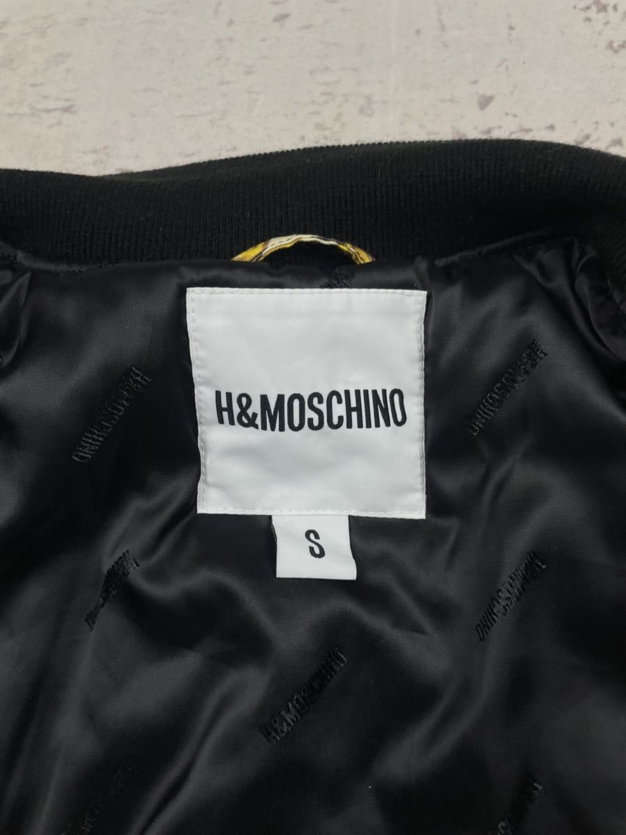 H&M × Moschino H&M x Moschino S Women’s Gold Pantera Bomber Jacket eg Size S / US 4 / IT 40 - 4 Thumbnail