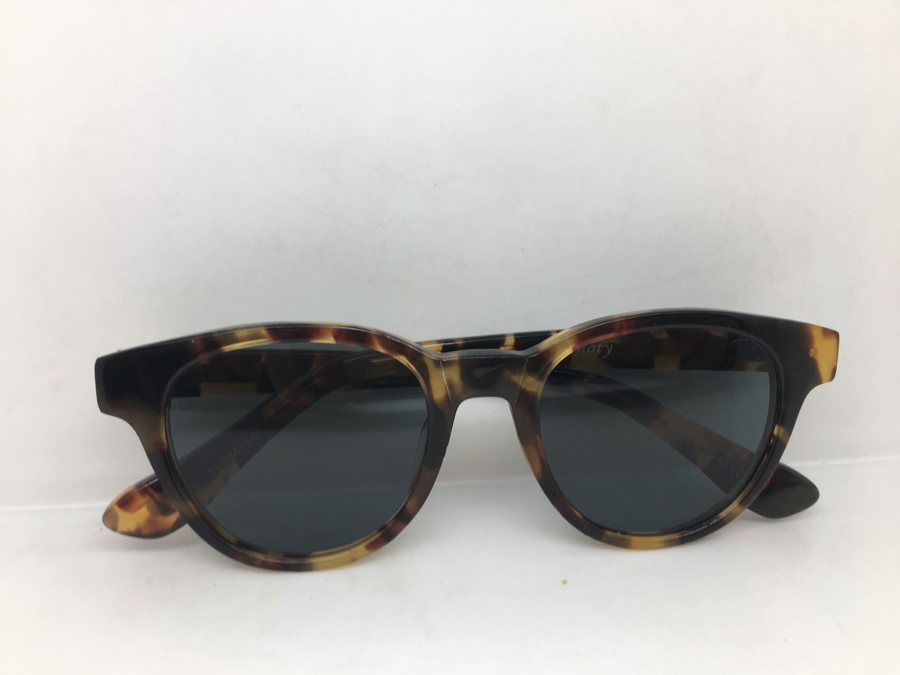 Vintage Khoty Handmade Tortoise Round Sunglasses Frame Japan Size ONE SIZE - 7 Thumbnail