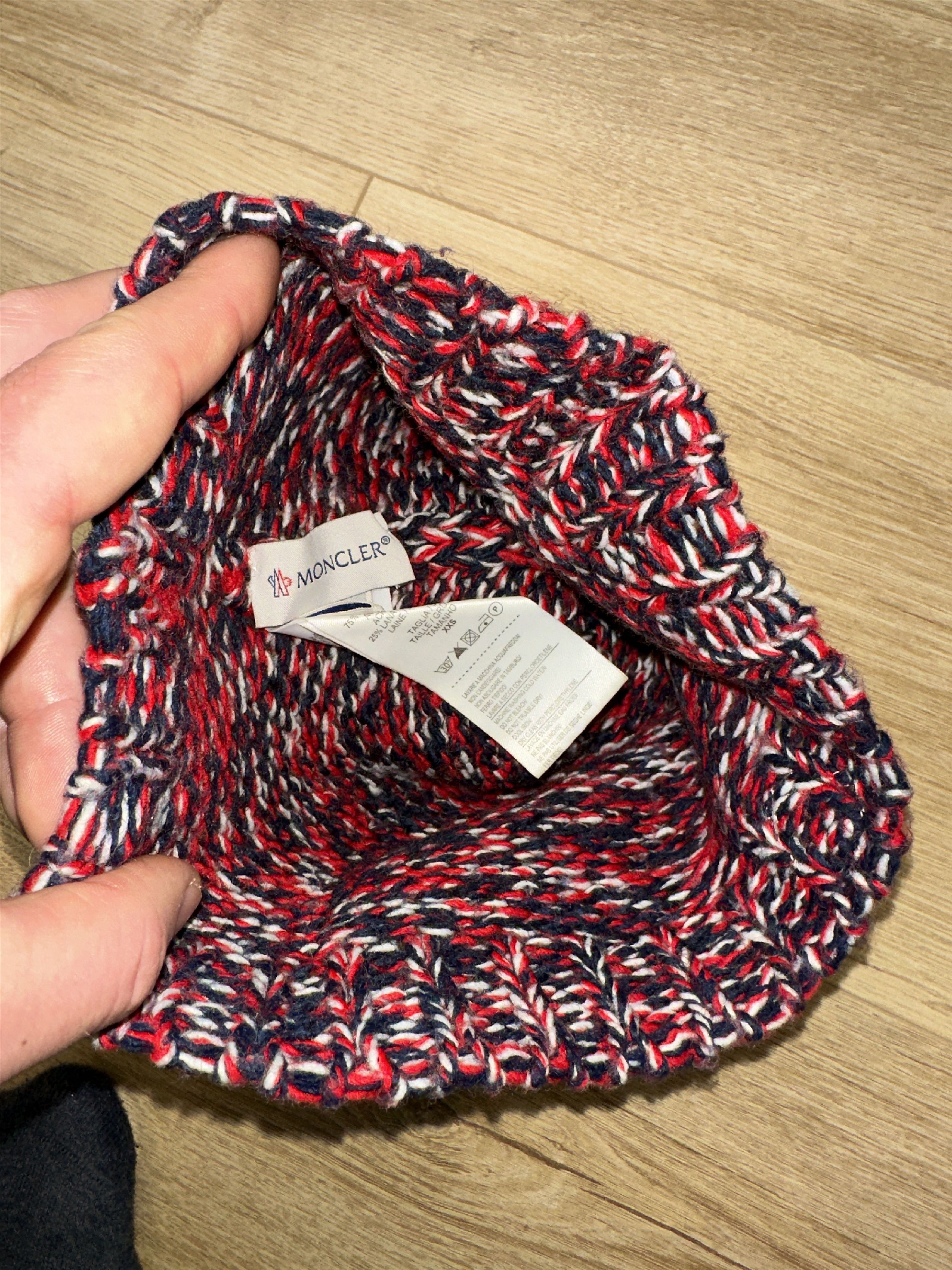 Moncler Moncler Berretto Pon-Pon Chunky Knit Beanie Hat Size XXS Size ONE SIZE - 10 Thumbnail