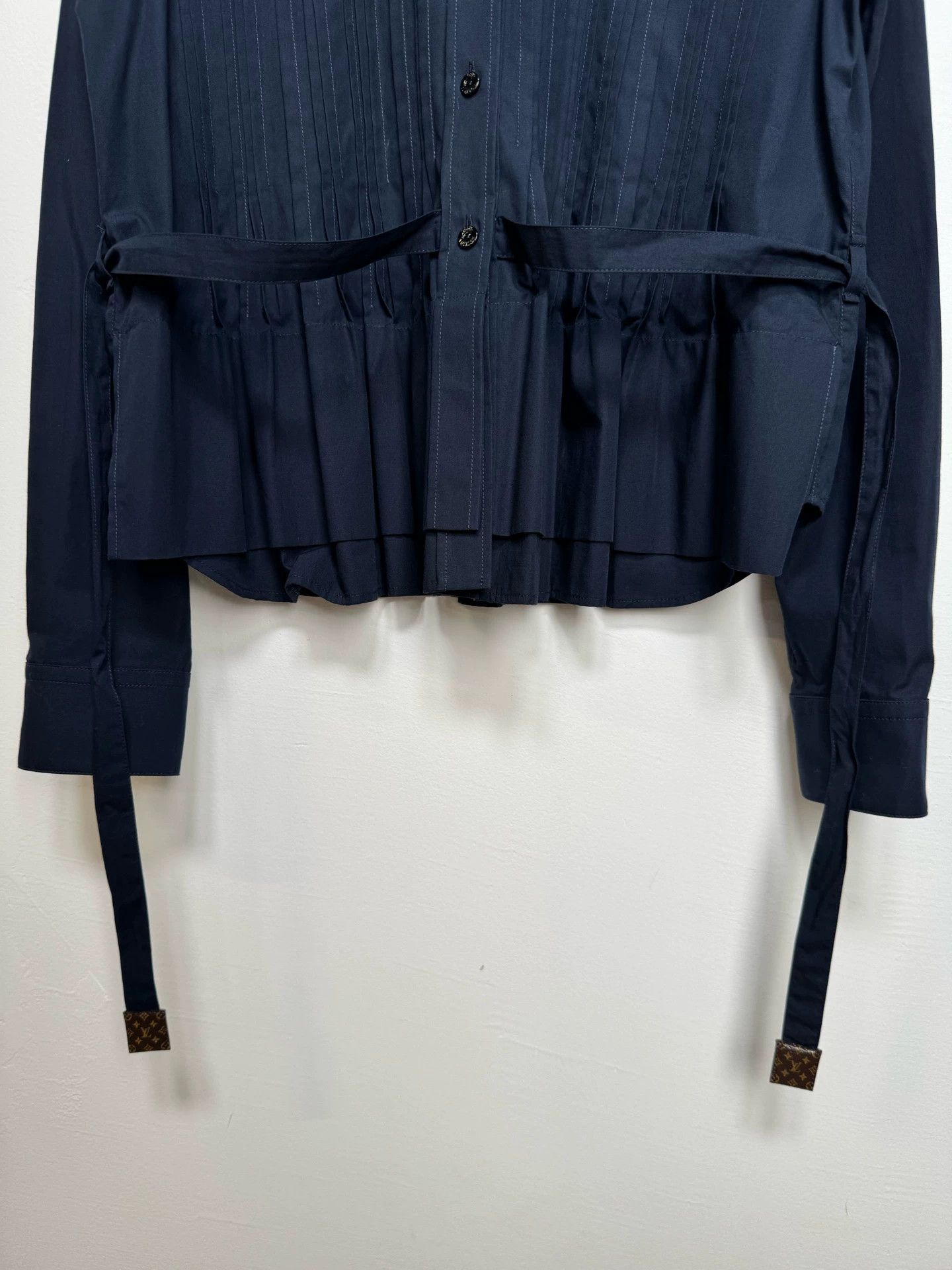 Louis Vuitton LV waist-cinched shirt women's 38 new Size S / US 4 / IT 40 - 4 Thumbnail