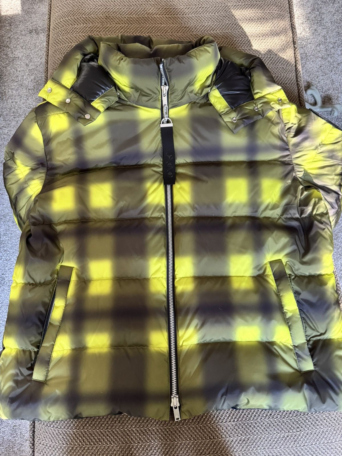 Moose Knuckles Moose Knuckles Oar River Coat Green Plaid Sz XL Size US XL / EU 56 / 4 - 1 Thumbnail