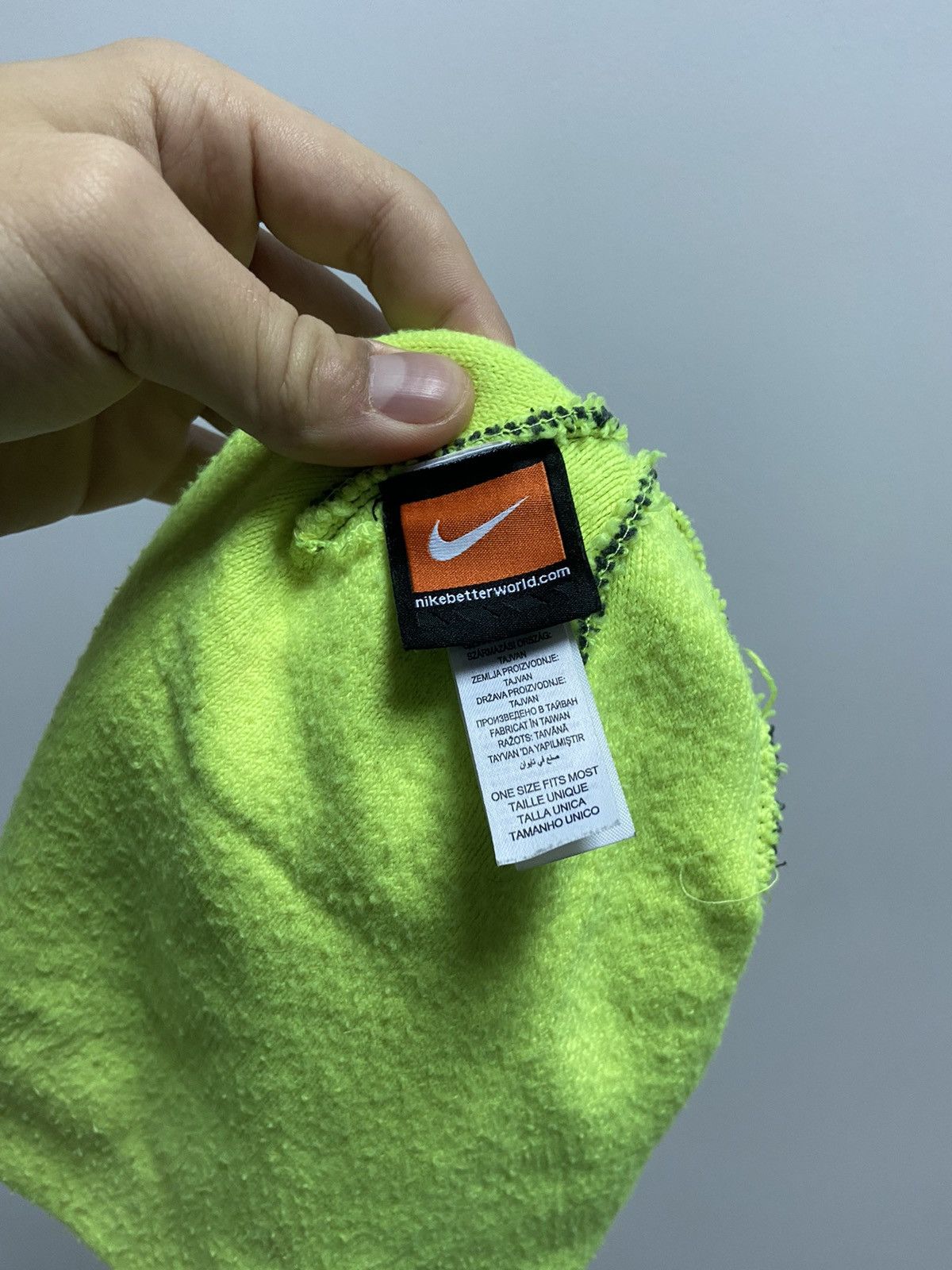 Nike × Vintage Nike Hat Vintage big Logo beanie swoosh Y2K Size ONE SIZE - 4 Thumbnail