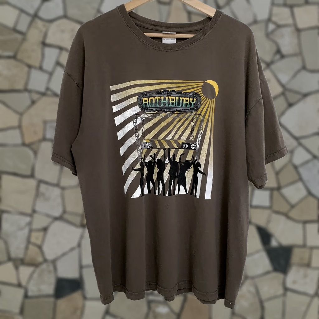 Gildan VINTAGE Rothbury Music Festival 2009 Tee Brown T-Shirt Double Sided Size XL Size US XL / EU 56 / 4 - 1 Thumbnail