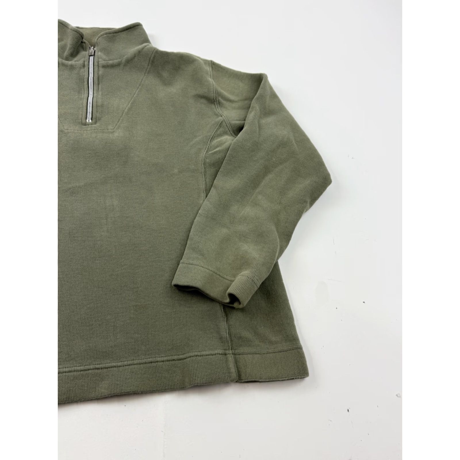 Tommy Bahama Tommy Bahama Sweatshirt Mens Medium Green 1/4 Zip Fleece Pullover Mock Neck Shirt Mens Green 1/4 Zip Fleece Pullover Mock Neck Size US M / EU 48-50 / 2 - 2 Thumbnail