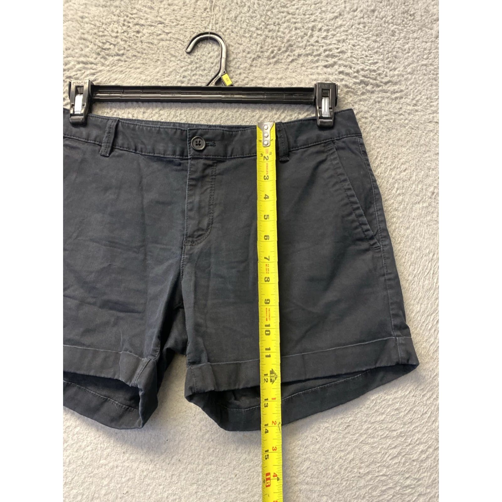 Banana Republic VINTAGE: Banana Republic Shorts Womens 6 Chino Summer BLACK Casual Pockets/0550 Size 28" / US 6 / IT 42 - 6 Thumbnail