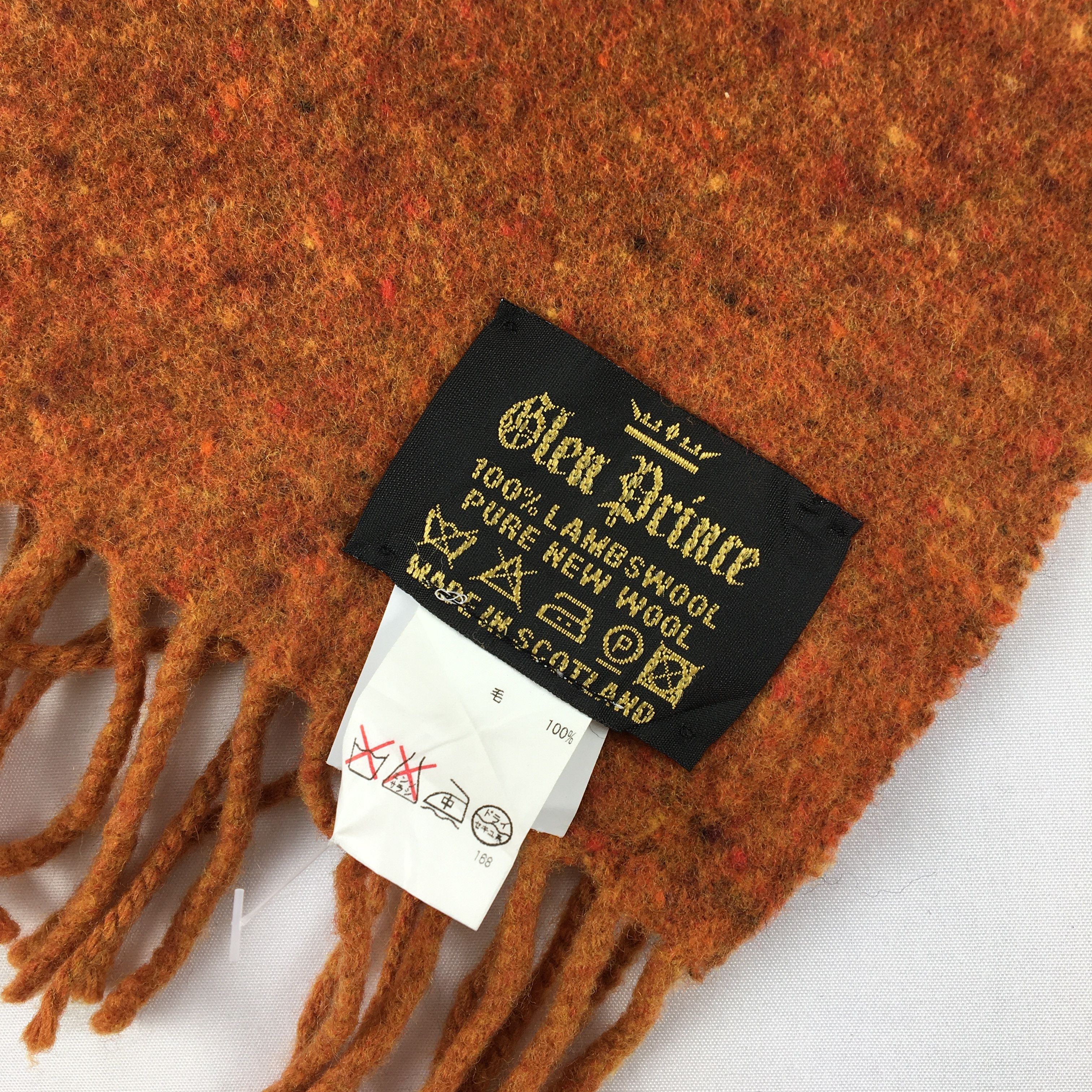 Vintage Vintage Glen Prince Scarf Muffler Wool Cashmere Scarves Size ONE SIZE - 4 Thumbnail