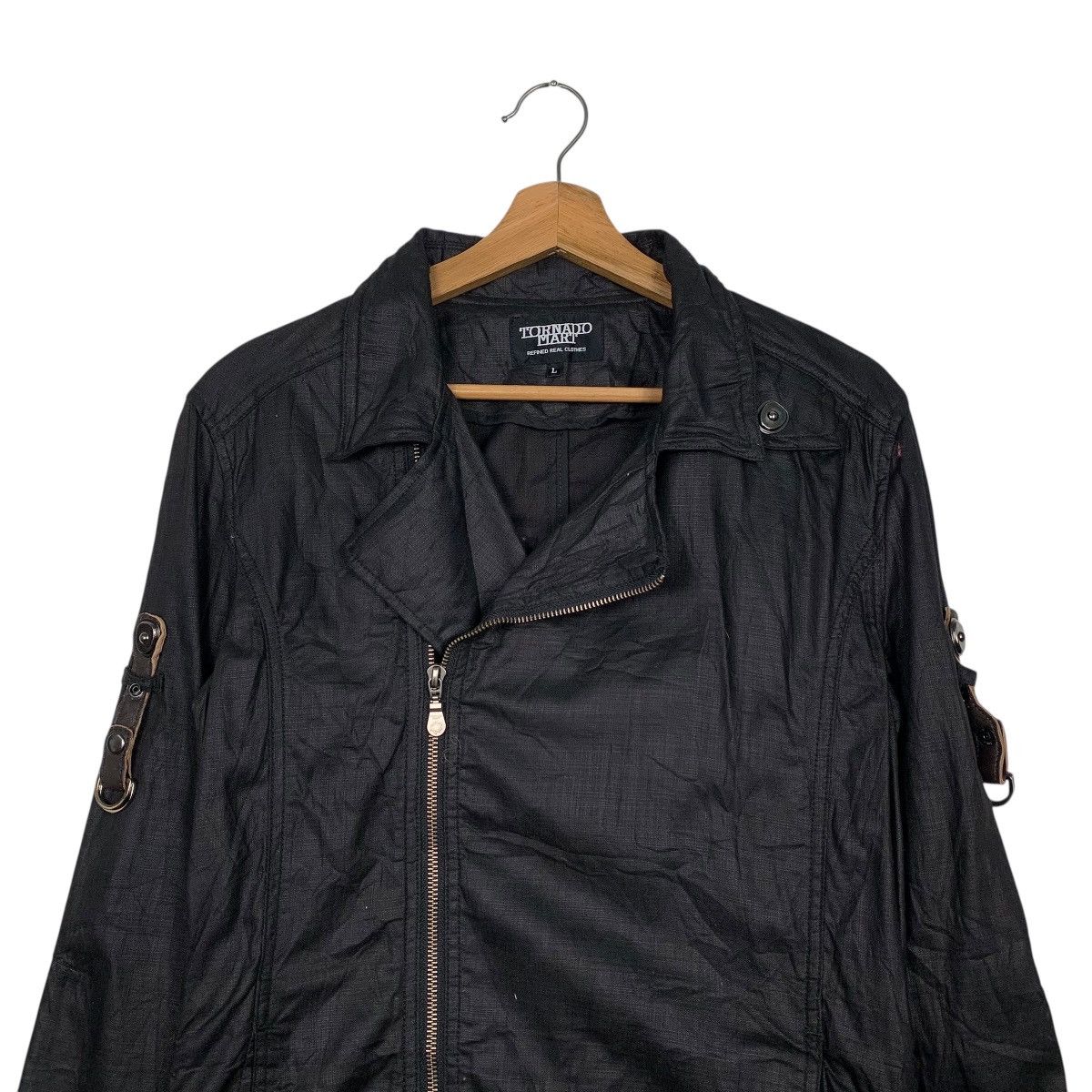 Tornado Mart Tornado Mart Double Colar Biker Jacket Size US S / EU 44-46 / 1 - 2 Thumbnail