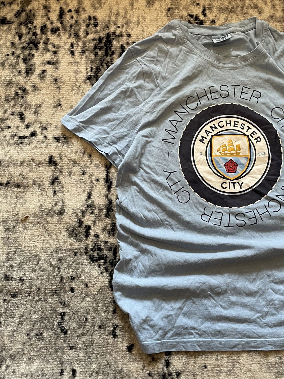 Vintage Manchester City Vintage Tee Big Central Logo Y2k Streetwear Size US M / EU 48-50 / 2 - 3 Thumbnail