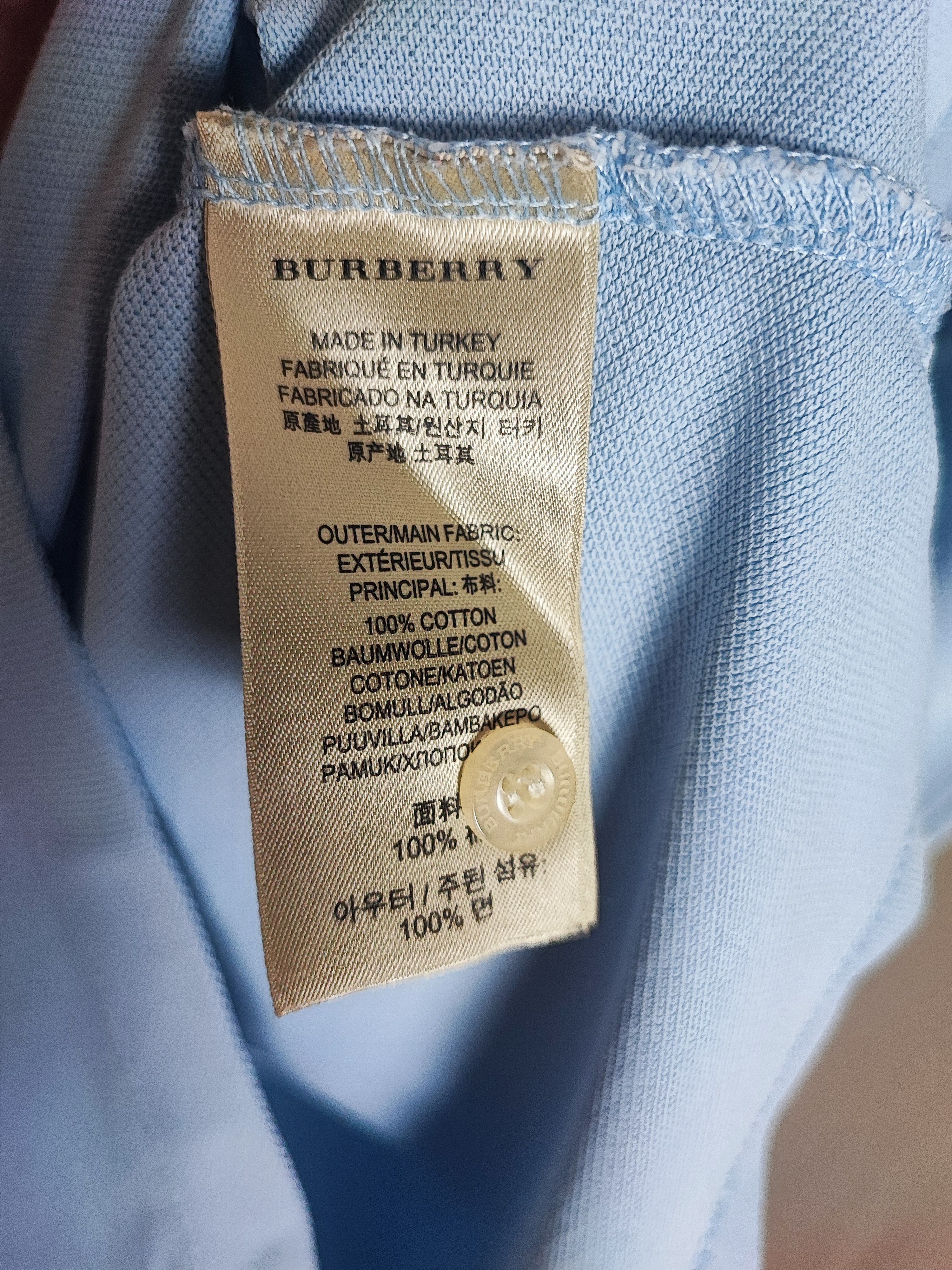 Burberry Burberry Polo M blue Size US M / EU 48-50 / 2 - 11 Thumbnail