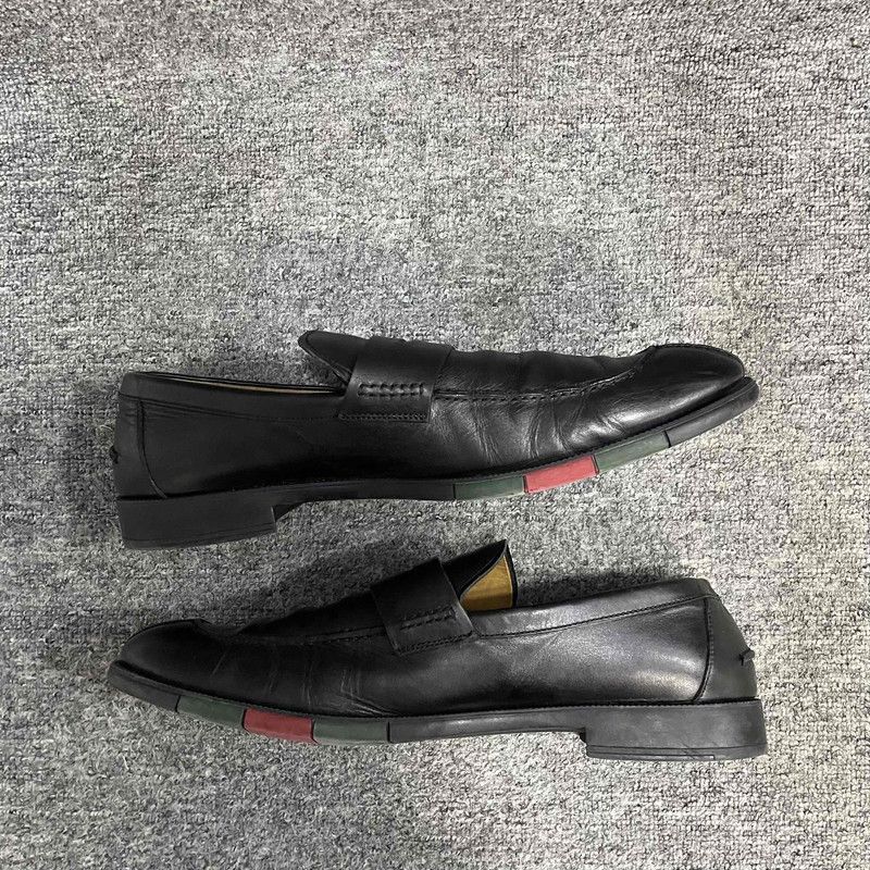 Gucci Gucci Leather Slip-On Loafers for Men -2508 Size US 10.5 / EU 43-44 - 5 Thumbnail