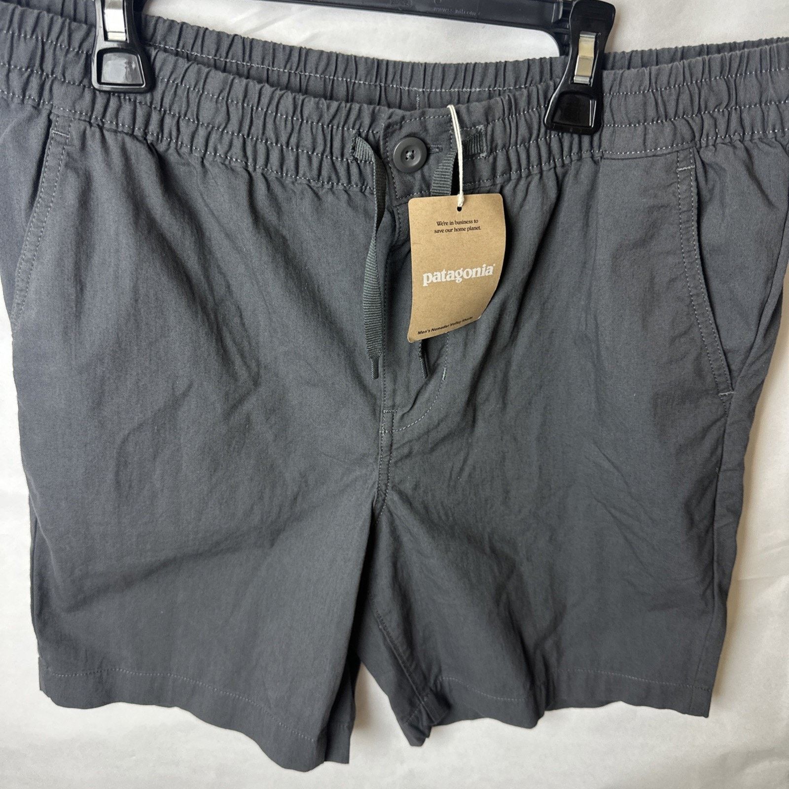 Patagonia NEW Men's Patagonia Nomader Dark Grey Volley Shorts Size US 34 / EU 50 - 1 Thumbnail