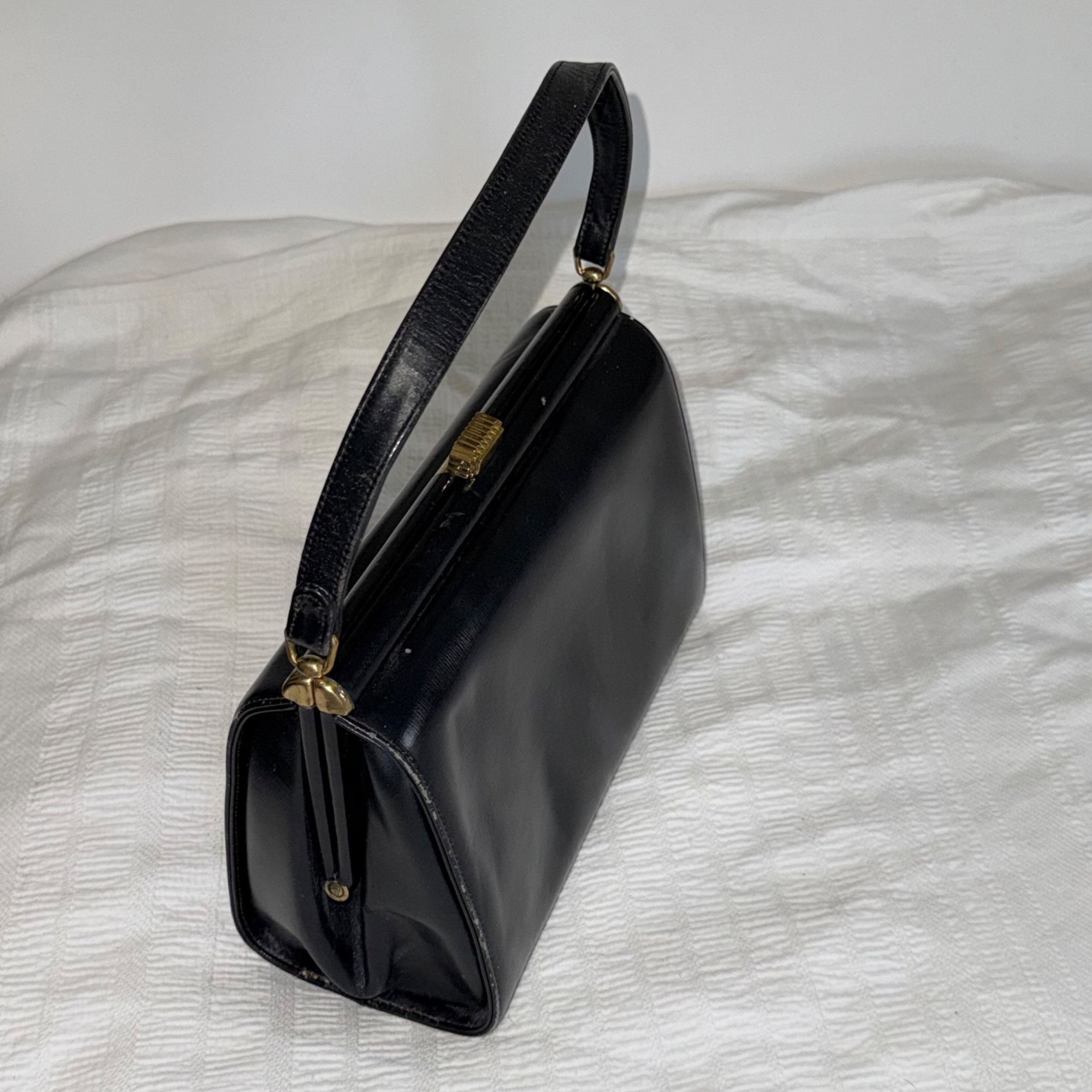Other Vintage Coblentz Original Leather Handbag - Mid-Century Stru Size ONE SIZE - 3 Thumbnail