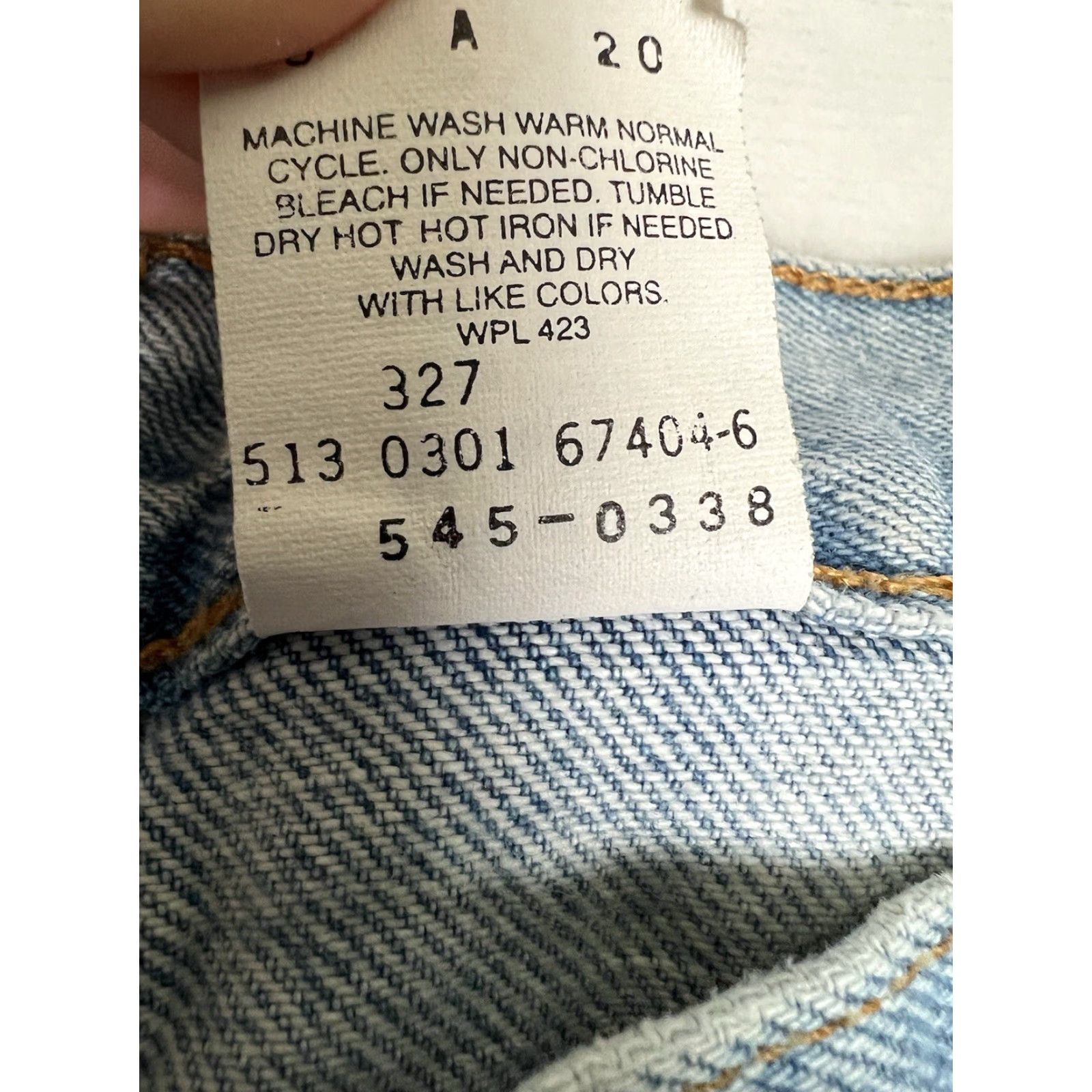 Levi's VINTAGE Levi’s 545 Jeans 40x32 USA Made 90s Levi's 500 Series Denim Jeans Mens Regular Relaxed Straight 5-Pocket Blue Orange Tab Published USA 90s Size US 40 / EU 56 - 5 Thumbnail