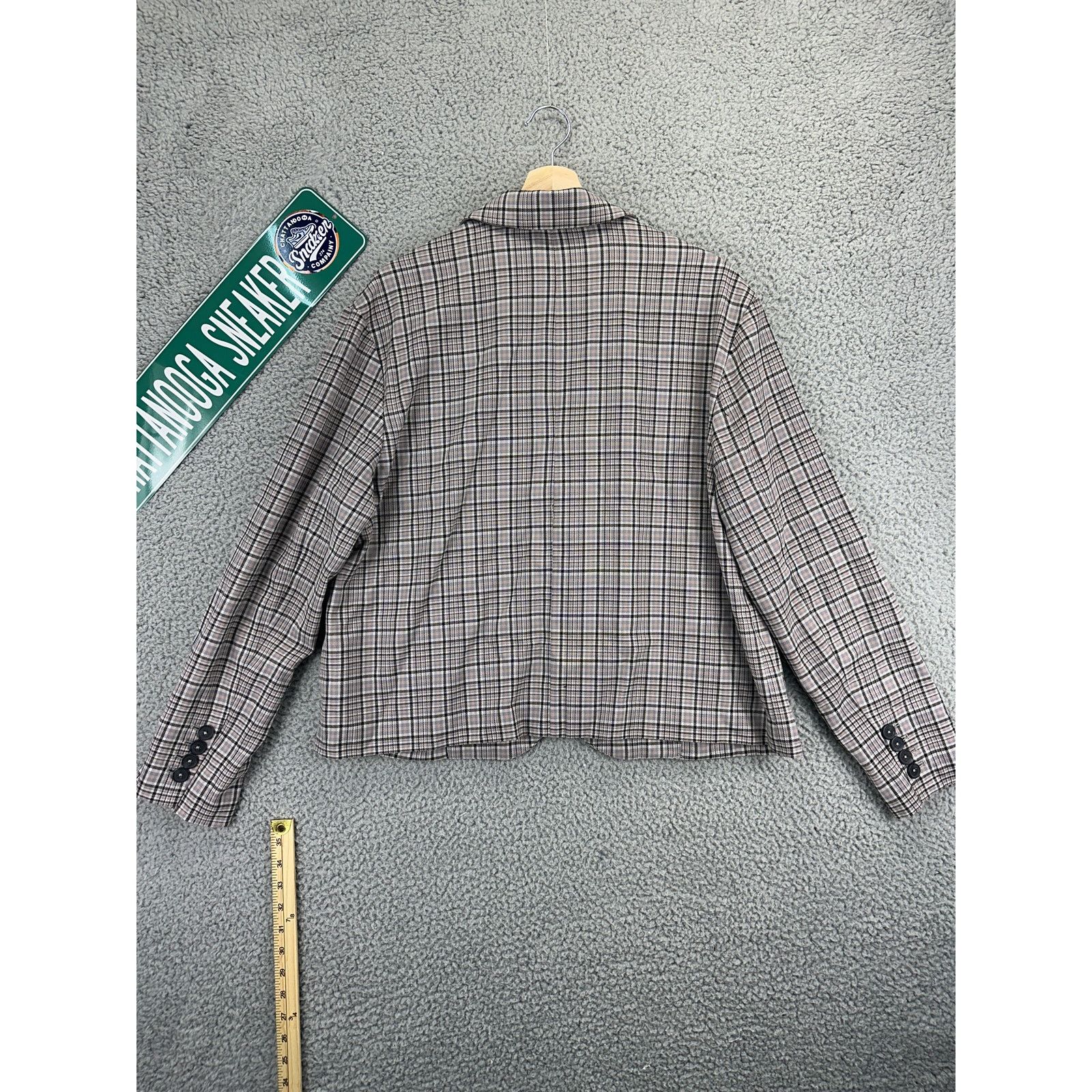 Free People Free People Cali Plaid Blazer Jacket Womens Medium NEW M Size M / US 6-8 / IT 42-44 - 8 Thumbnail