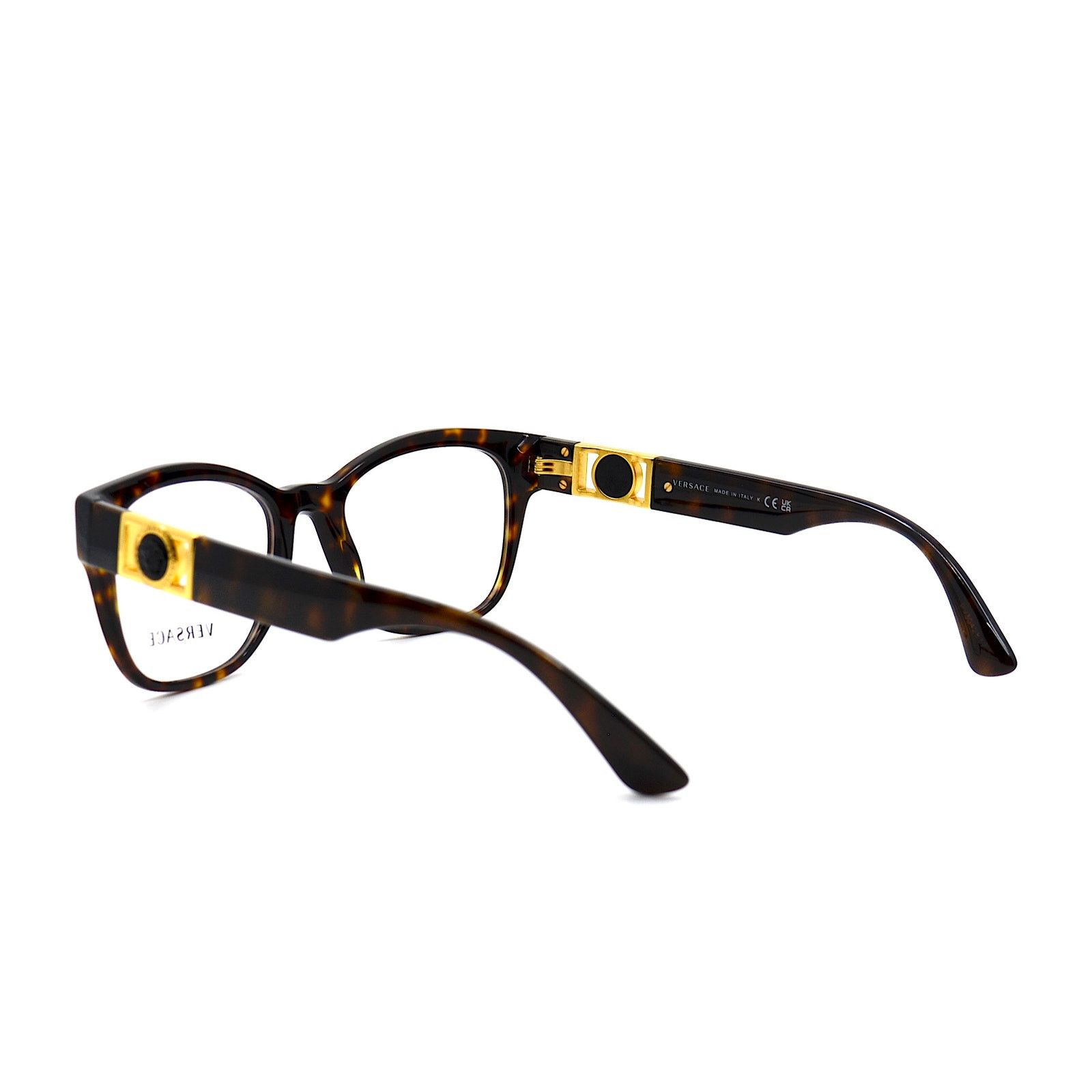 Versace NEW VERSACE VE3314 108 HAVANA AUTHENTIC EYEGLASSES FRAME Size ONE SIZE - 6 Thumbnail