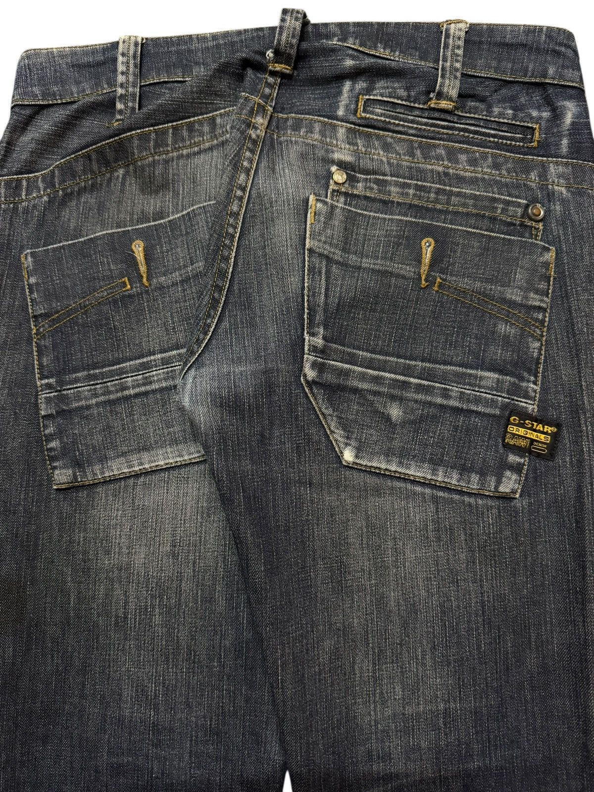 G-Star Vintage 90s G-Star Faded Wash Avant Garde Tactical Straight Size US 31 - 5 Thumbnail