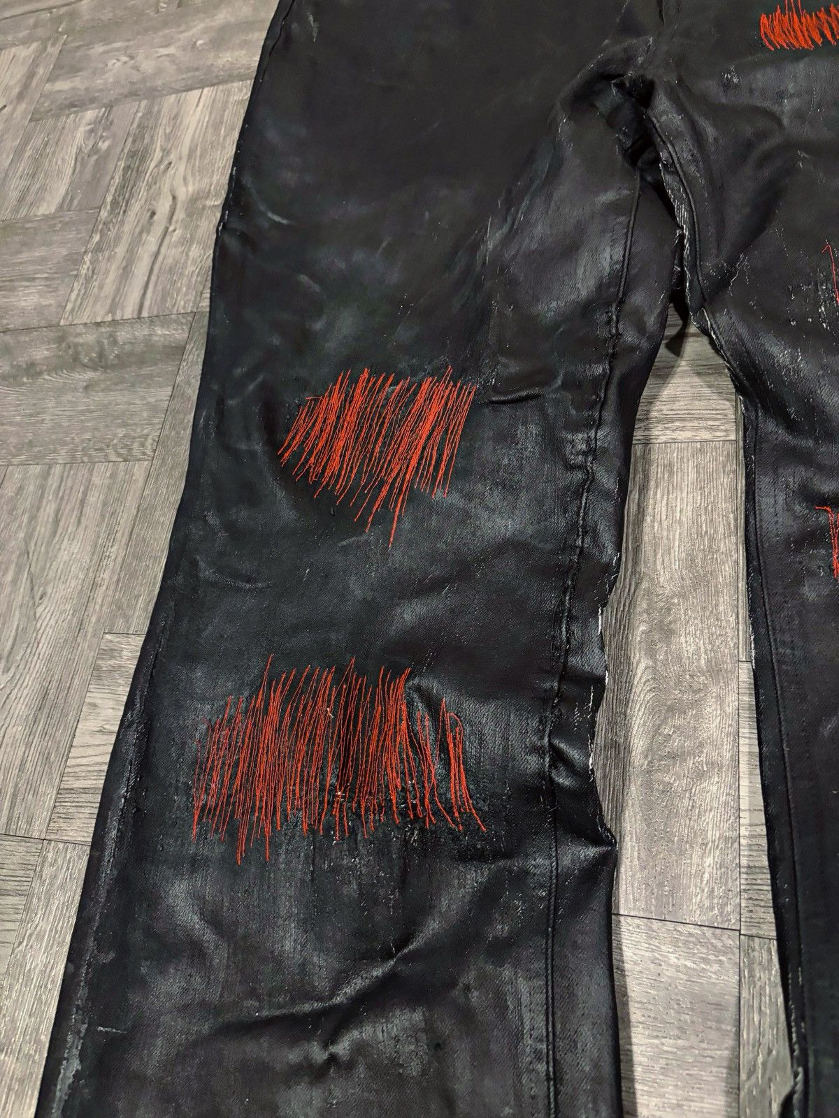 Other Waxed denim jeans Size US 34 / EU 50 - 4 Thumbnail
