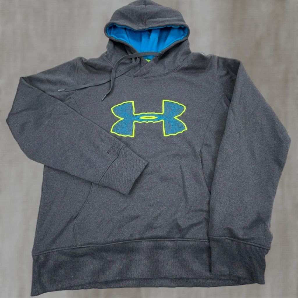 Under Armour Under Armour Hoodie Womens Medium Gray Blue Sweatshirt Storm Semi Fitted U Size M / US 6-8 / IT 42-44 - 1 Thumbnail