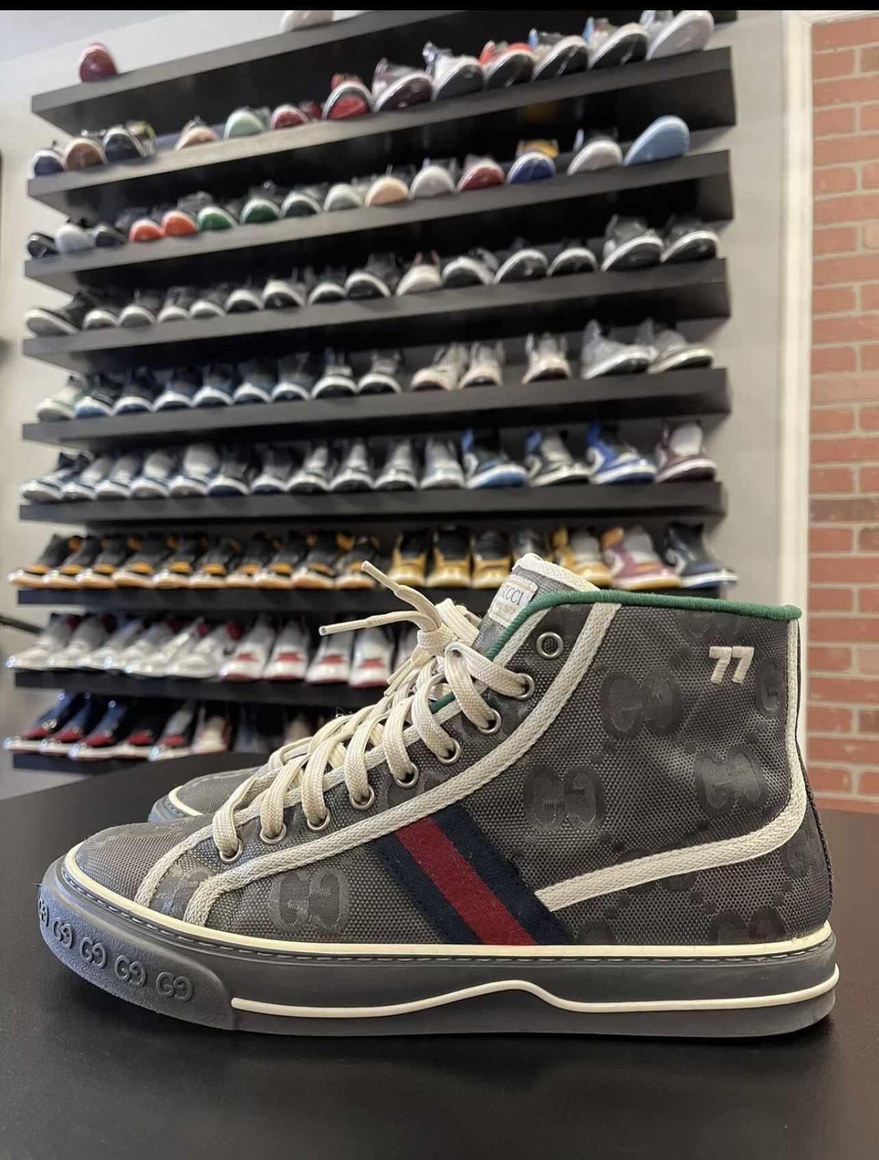 Gucci Size 7G/7.5US - Gucci 1977 Off The Grid Hightop Grey Size US 7.5 / EU 40-41 - 1 Thumbnail