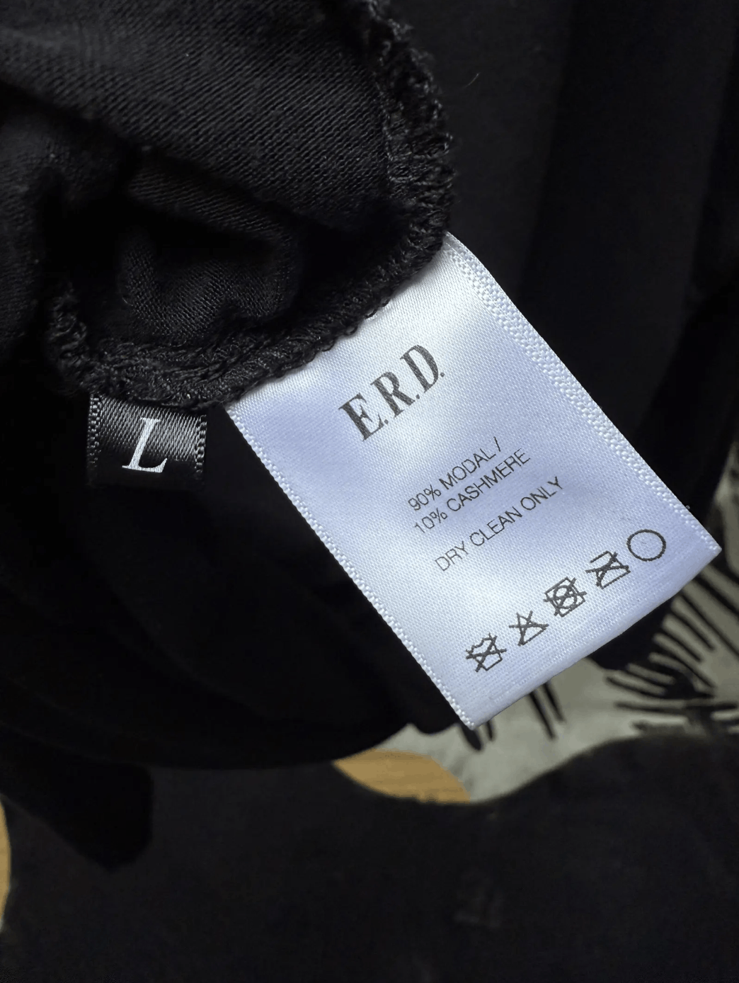Enfants Riches Deprimes ERD ENFANTS 'LE PASSION DE GUERRITE' PATCHED LONG SLEEVE TEE Size US L / EU 52-54 / 3 - 5 Thumbnail