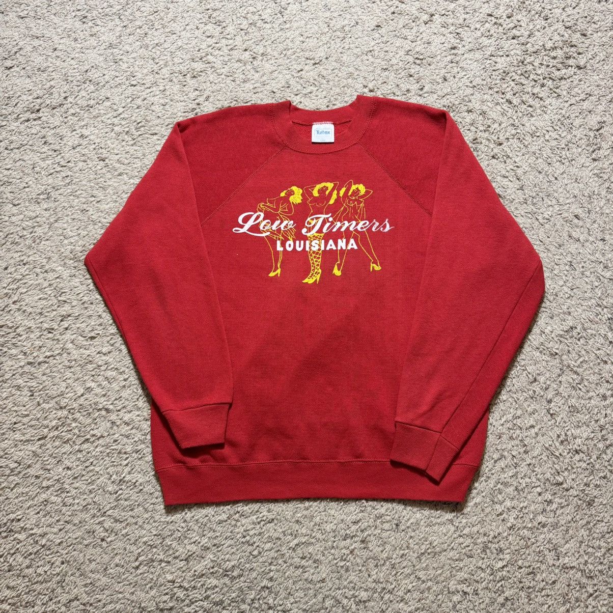 Vintage Vintage Low Timers Louisiana Strip Club Sweatshirt Size US L / EU 52-54 / 3 - 6 Thumbnail