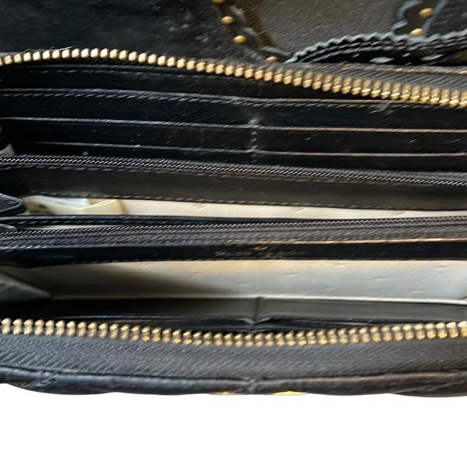 Designer Kate Spade quilted cow skin leather international wallet Size ONE SIZE - 9 Thumbnail