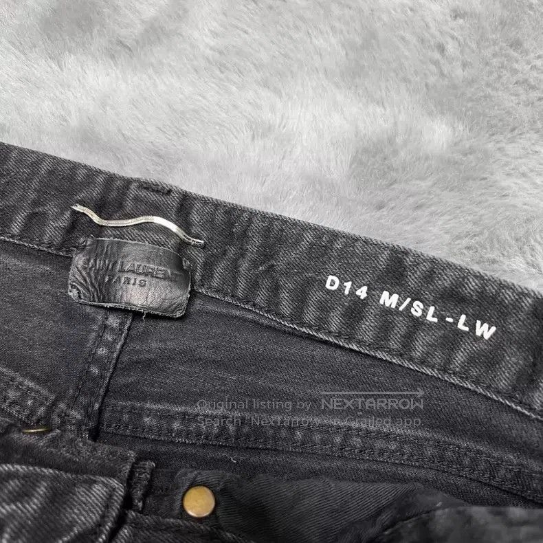 Saint Laurent Paris Saint Laurent Paris Embroidered Denim Jeans i Size US 30 / EU 46 - 3 Thumbnail