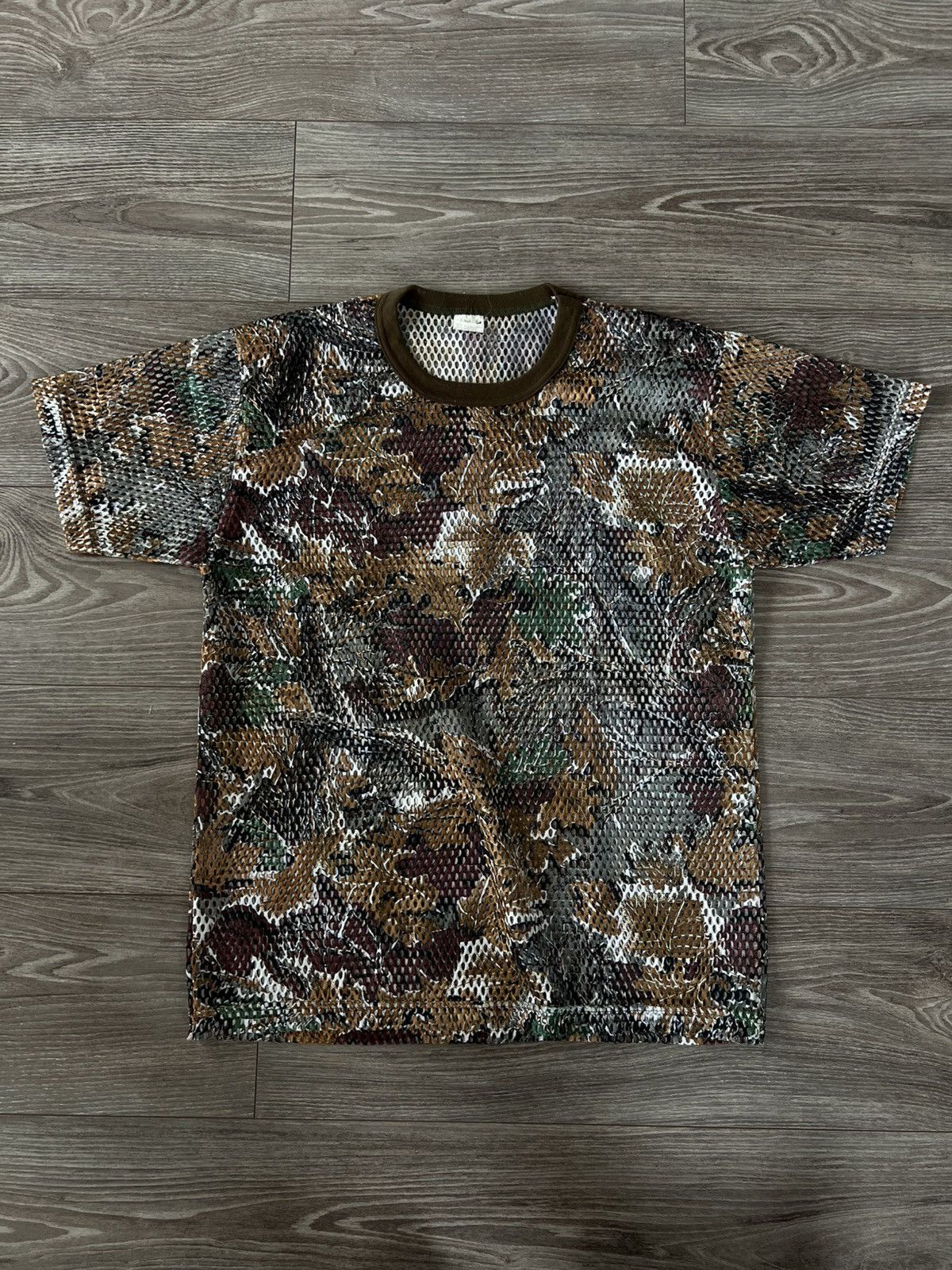Other Vintage Transparent Hunt Camo Trees Colourway Perforated Tee Size US M / EU 48-50 / 2 - 12 Thumbnail