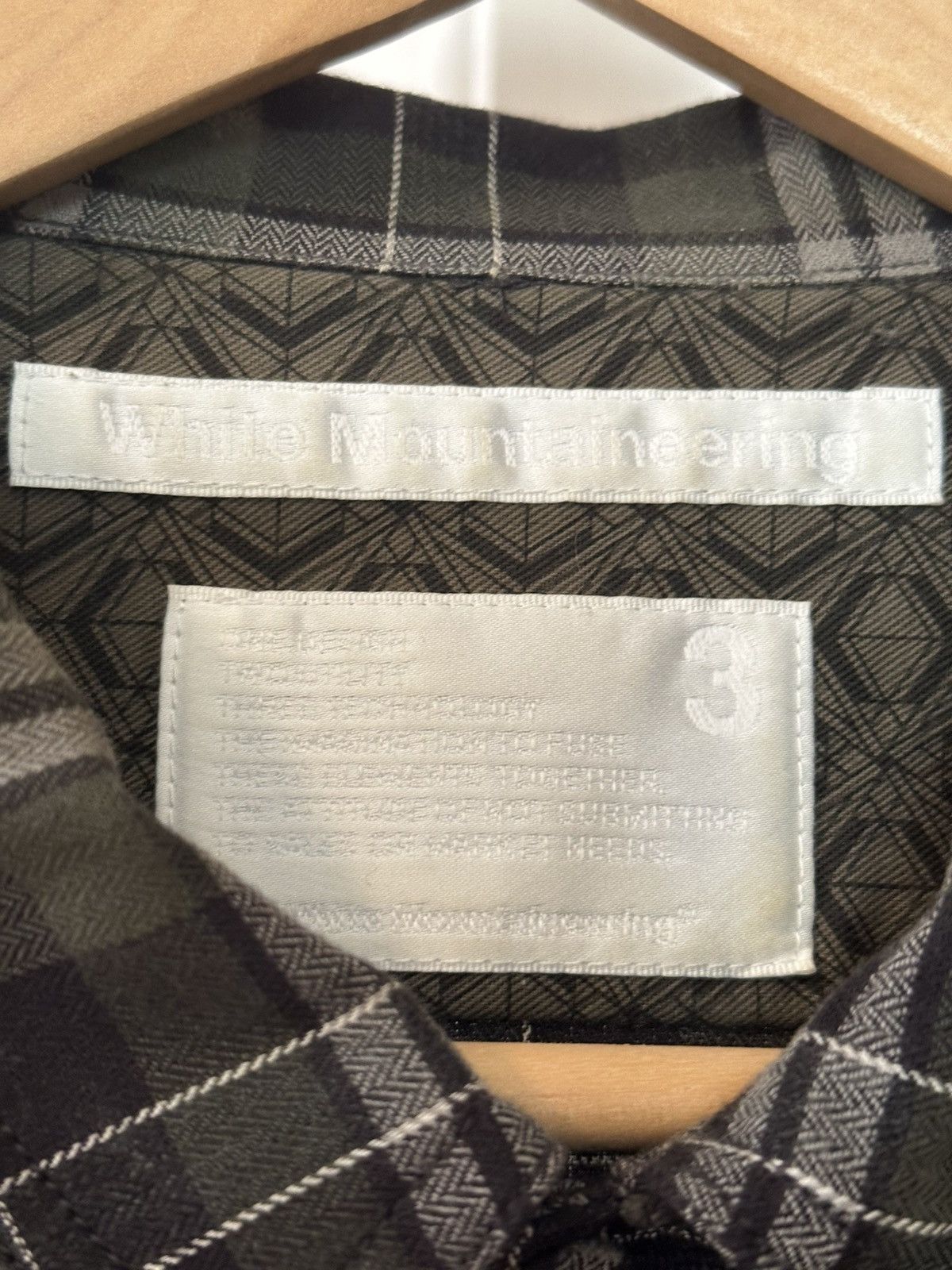 White Mountaineering White Mountaineering Shirt Jacket Flannel Made In Japan Men Size US L / EU 52-54 / 3 - 3 Thumbnail