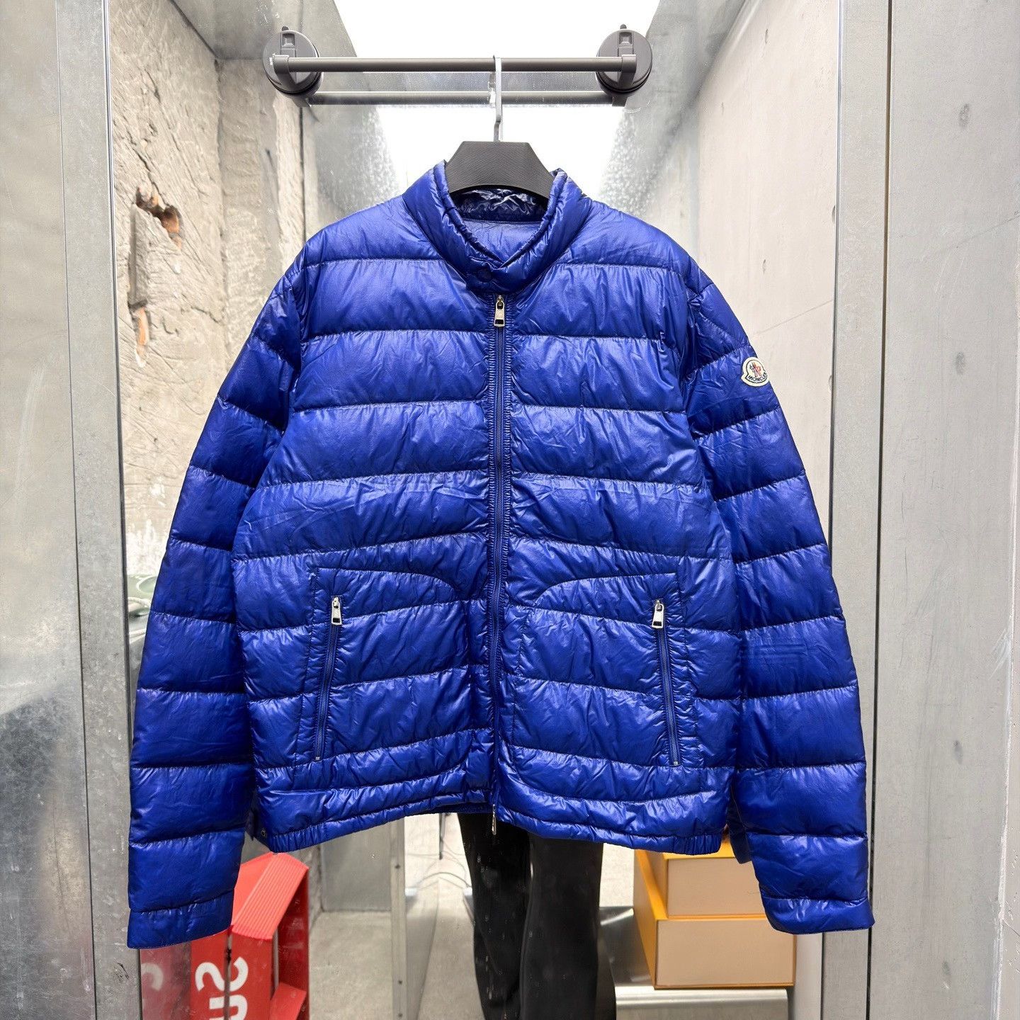 Moncler Moncler Down Blue Heavy Coat 5 Men Size US XS / EU 42 / 0 - 1 Thumbnail